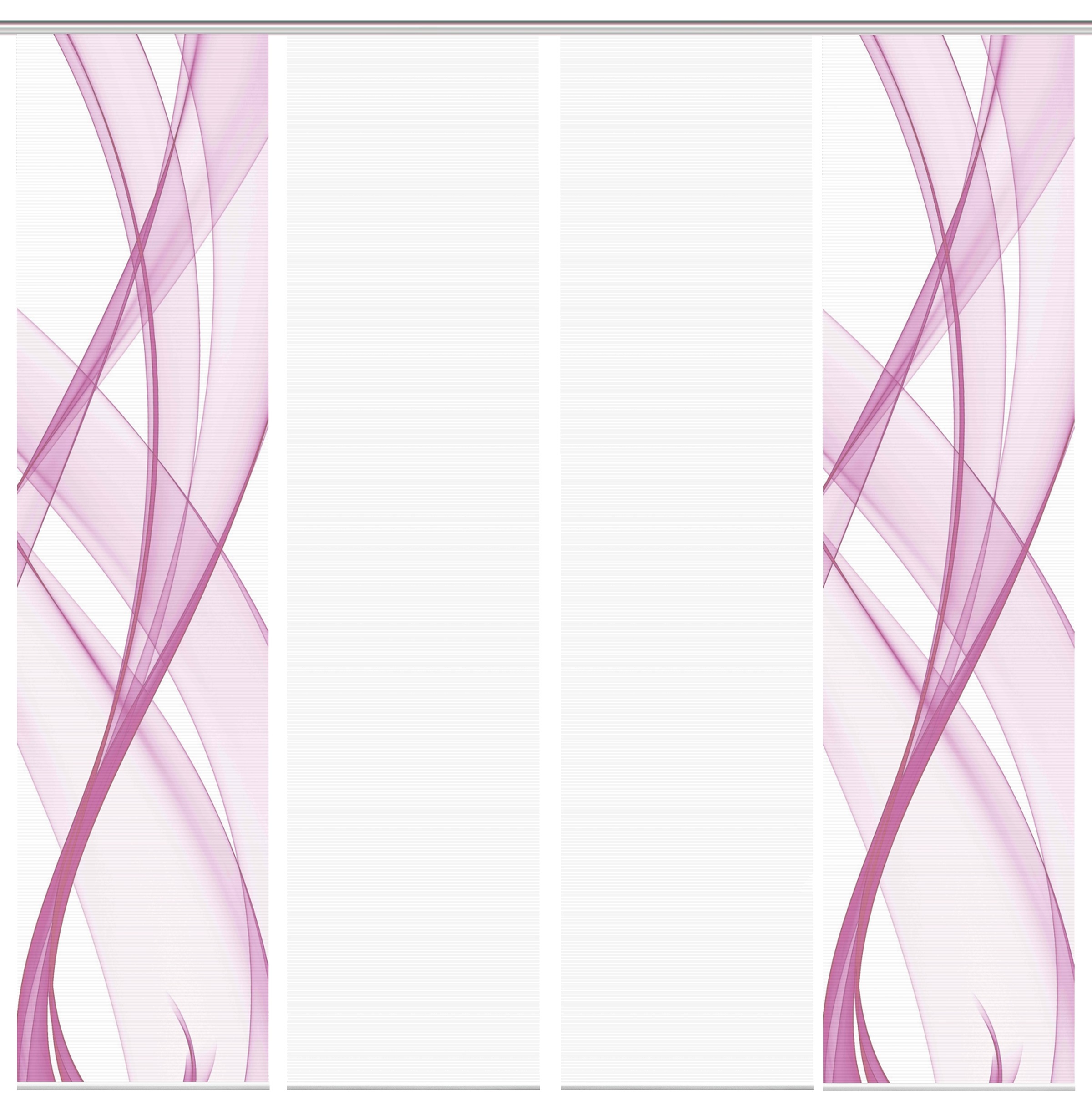 Thumbnail - Vision Schiebegardine "PACOLIA" Paneelwagen 4 Stk. tlg. SET,SCHIEBEVORHANG,BAMBUS,DIGITALDRUCK