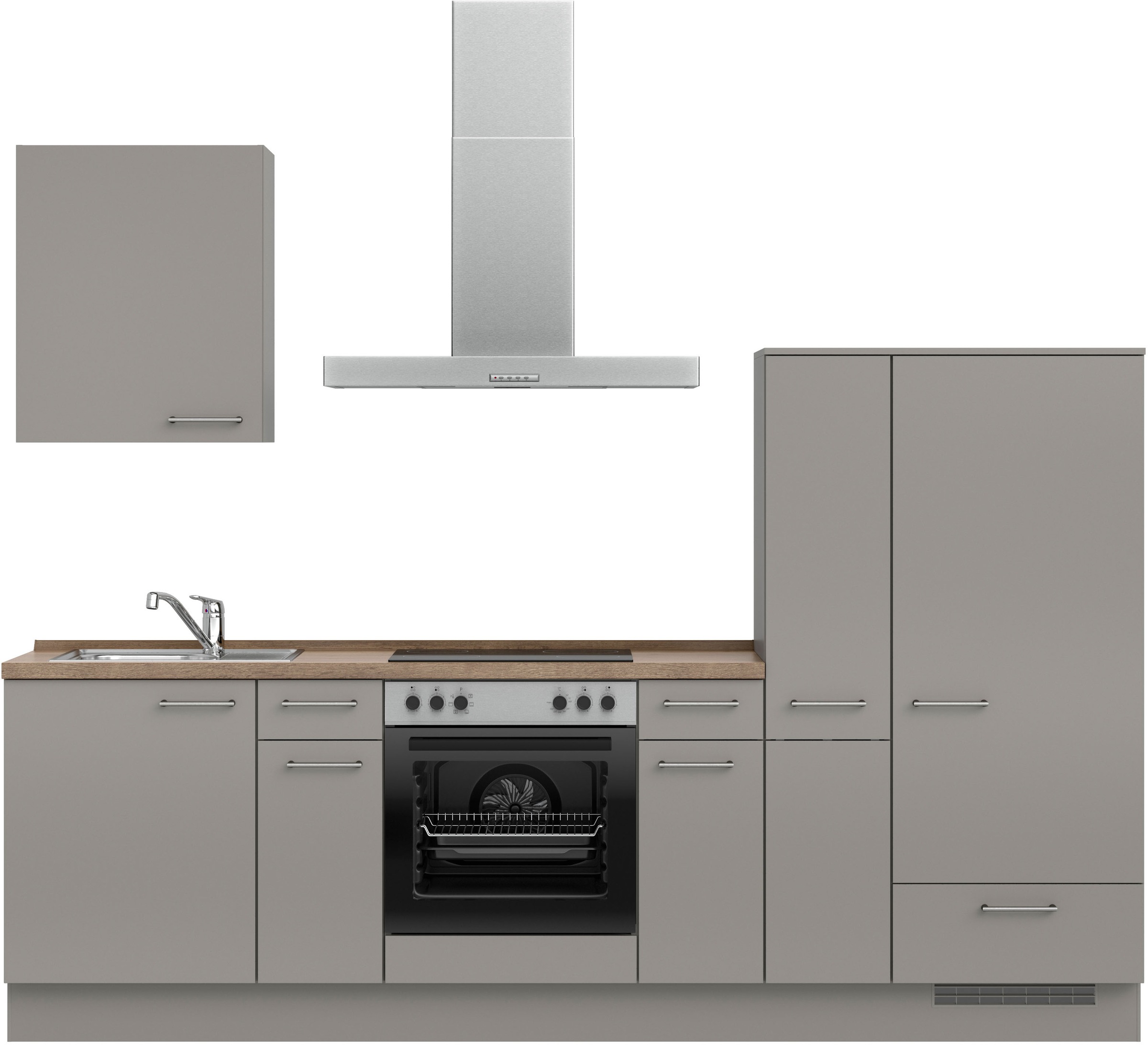 nobilia Küchenzeile ""Laser I", Ausrichtung wählbar, Breite 270 cm" vormont günstig online kaufen