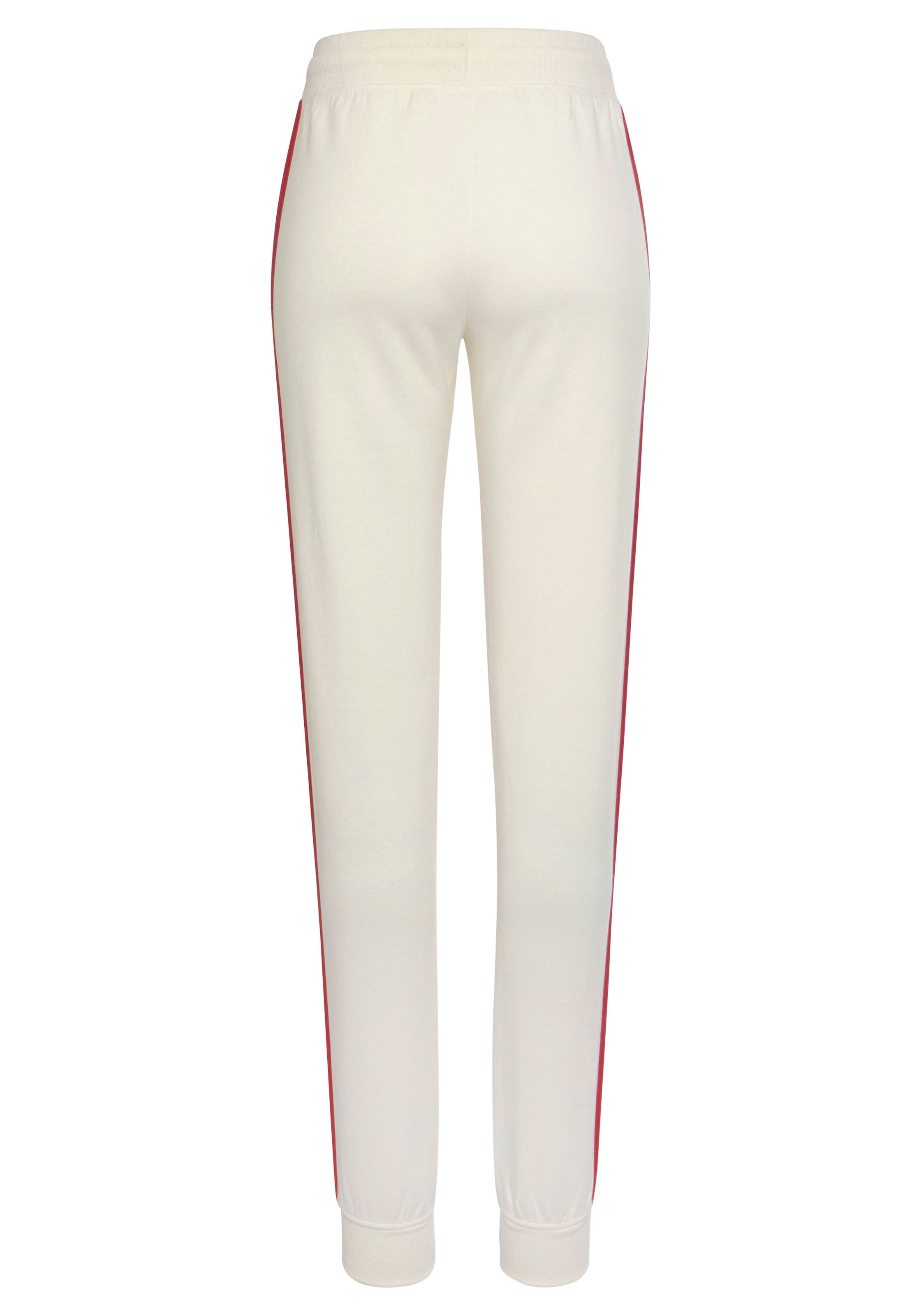 Vivance Sweatpants, (1 tlg.), Sweathose mit kontrast Einsätzen, Loungeanzug