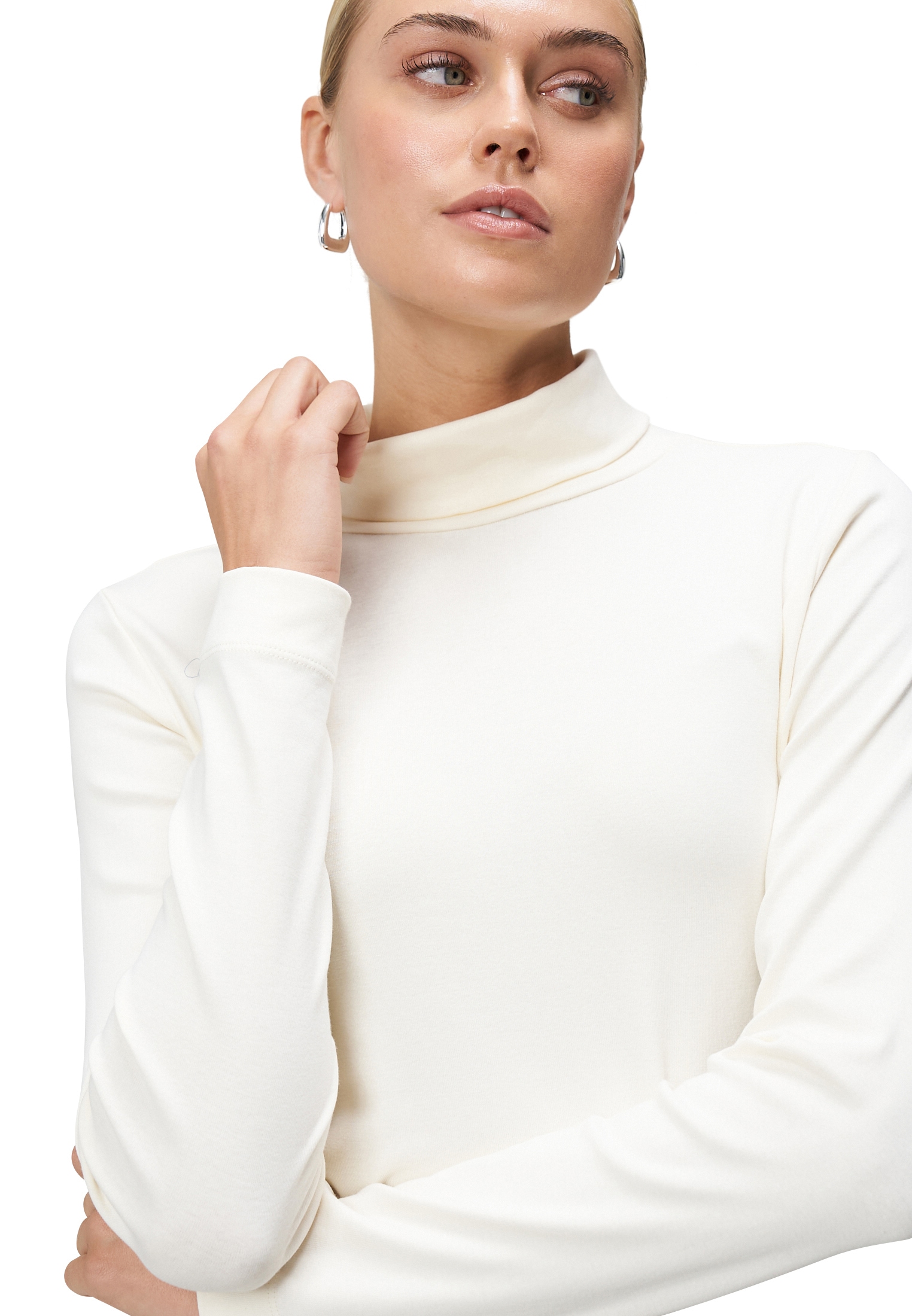 Zero Kurzarmshirt »zero Damen Rollkragenshirt mit langen Ärmeln«, (1 tlg.), Plain/ohne Details