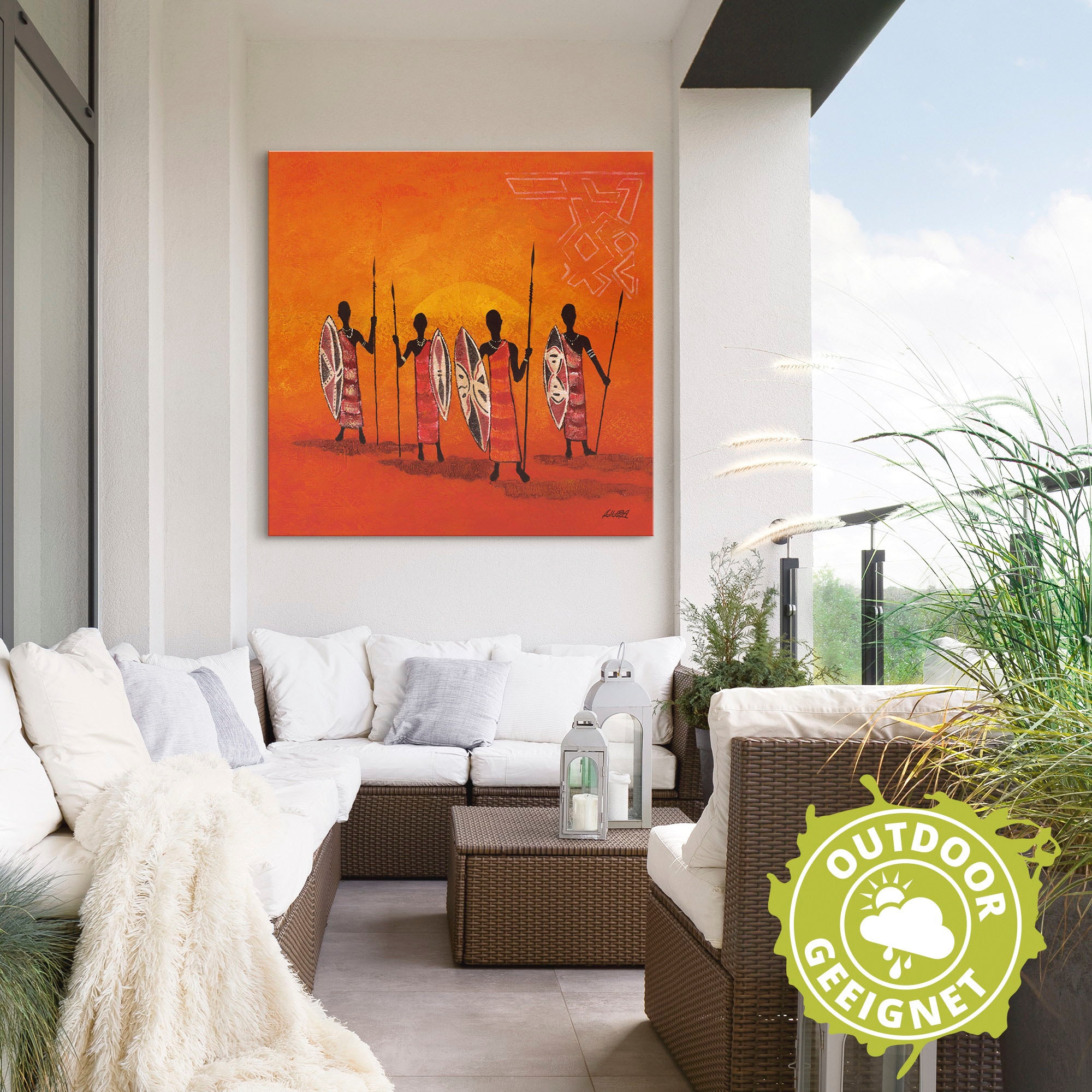 Artland Wandbild »Afrikanische Männer«, Mann, (1 St.), als Alubild, Outdoorbild, Poster in verschied. Größen