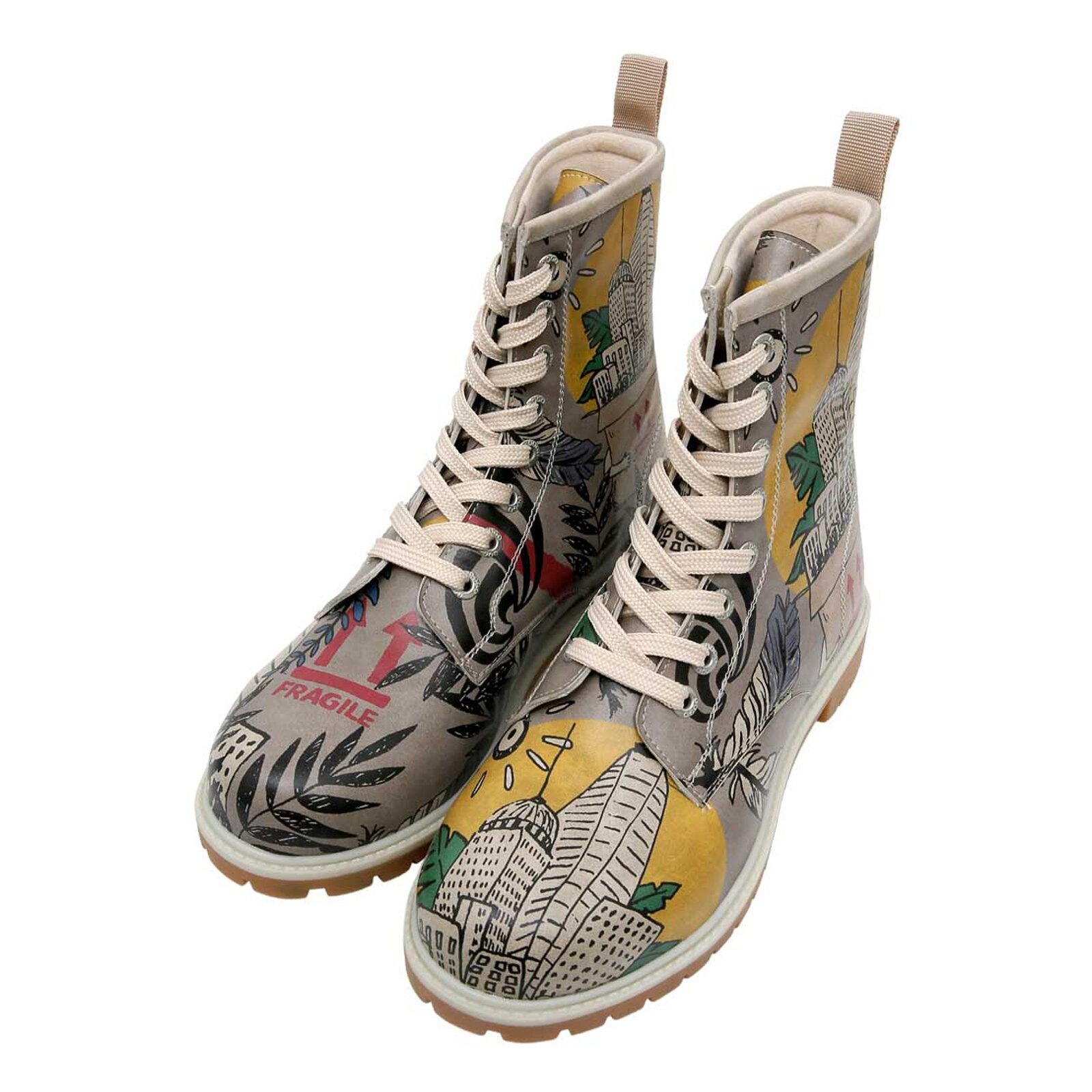 DOGO Schnürboots "Long Boots Schnürstiefel Fragile Damen Stiefeletten, Long günstig online kaufen