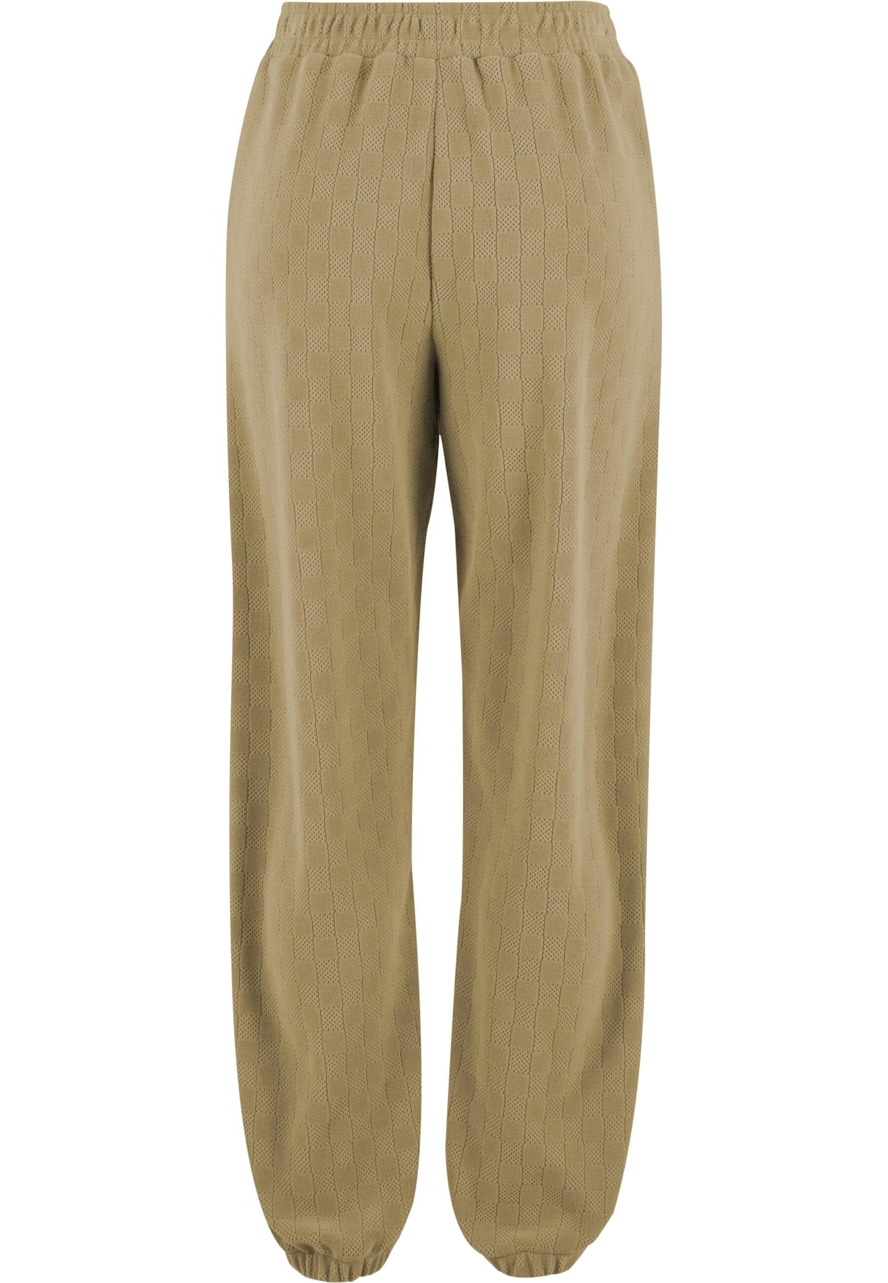 URBAN CLASSICS Jogginghose »Urban Classics Ladies Jacquard Velvet Sweatpants«