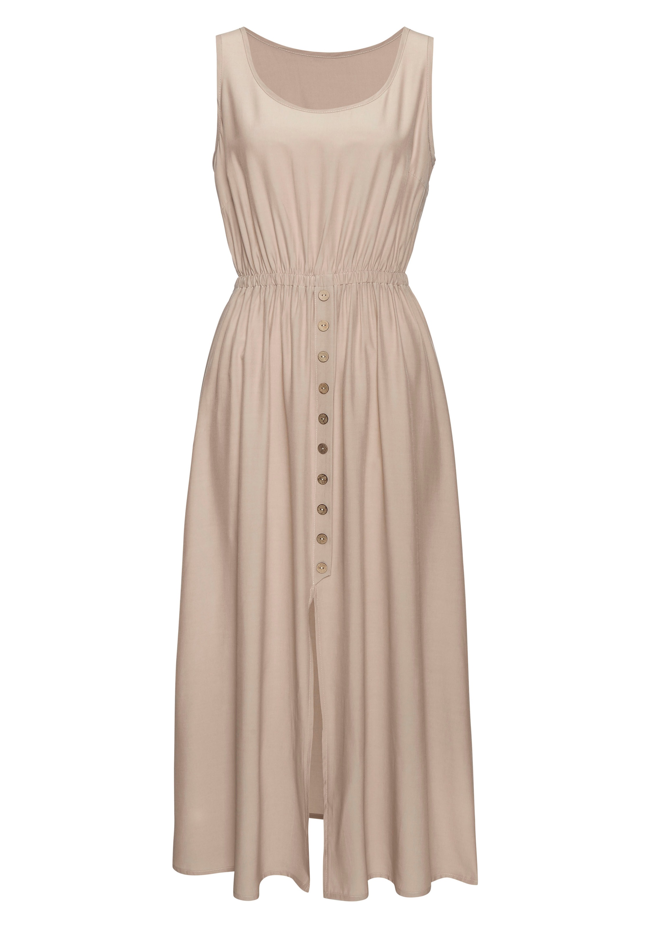 LASCANA Maxikleid, mit Zierknöpfen, Sommerkleid, modisch günstig online kaufen