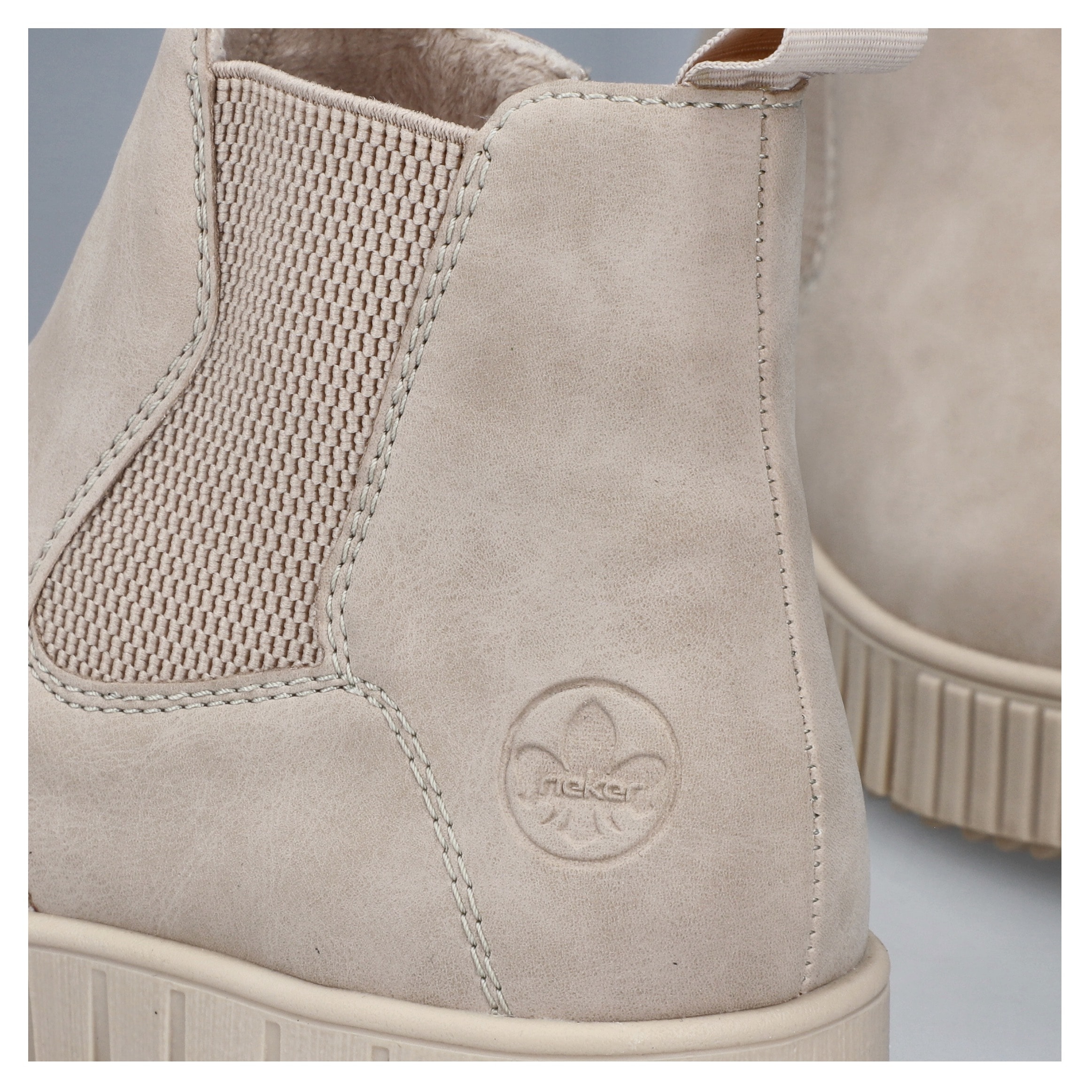 Rieker Winterboots, Chelseaboots, Plateausneaker, Stiefelette, Reißverschluss und Stretch