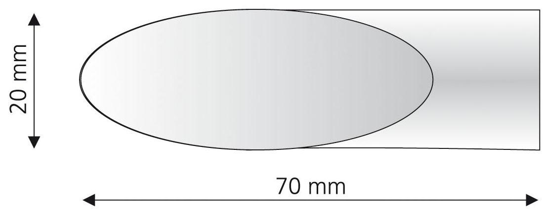 Liedeco Gardinenstangen-Endstück "Cut" für Gardinenstangen Ø 16 mm günstig online kaufen
