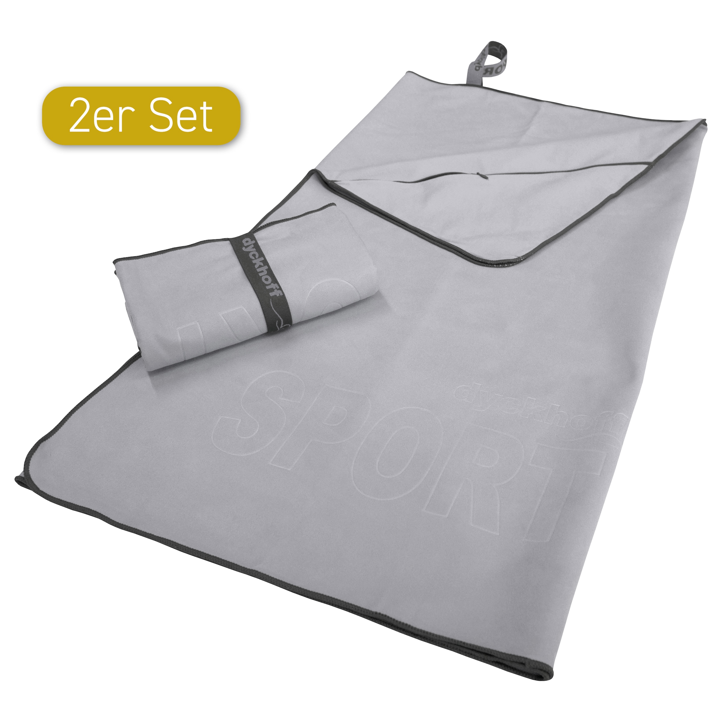 Dyckhoff Sporthandtuch "Mikrofaser Sporttuch" auch als 2er Set erhätlich günstig online kaufen