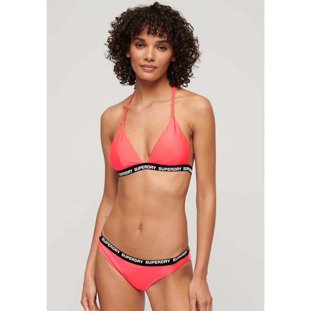 Superdry Triangel-Bikini-Top »TRIANGLE ELASTIC BIKINI TOP«