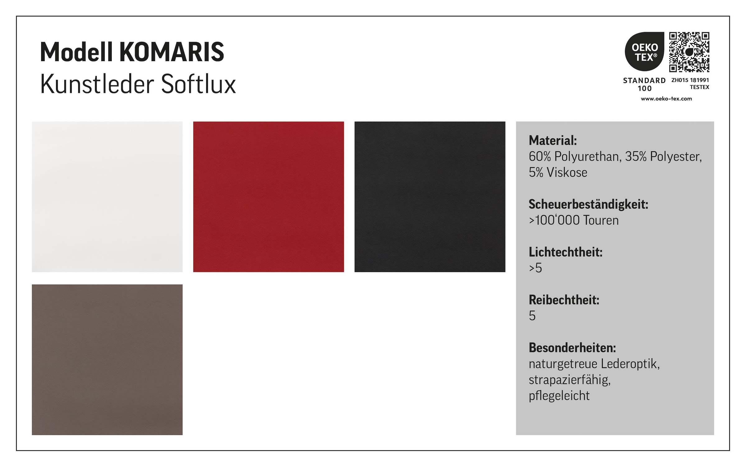 COTTA Ecksofa »Komaris L-Form mit Kopfteilverstellung«, wahlweise mit Bettfunktion, Bettkasten & Beleuchtung