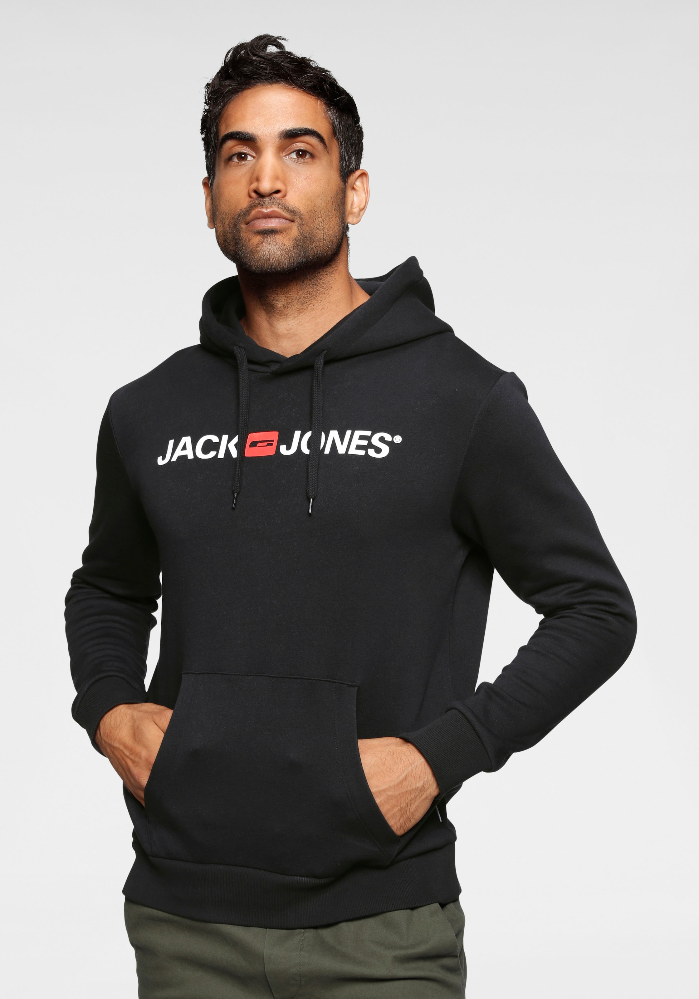 Jack & Jones Kapuzensweatshirt "JJECORP Hoodie mit Logo und hohem Tragekomf günstig online kaufen