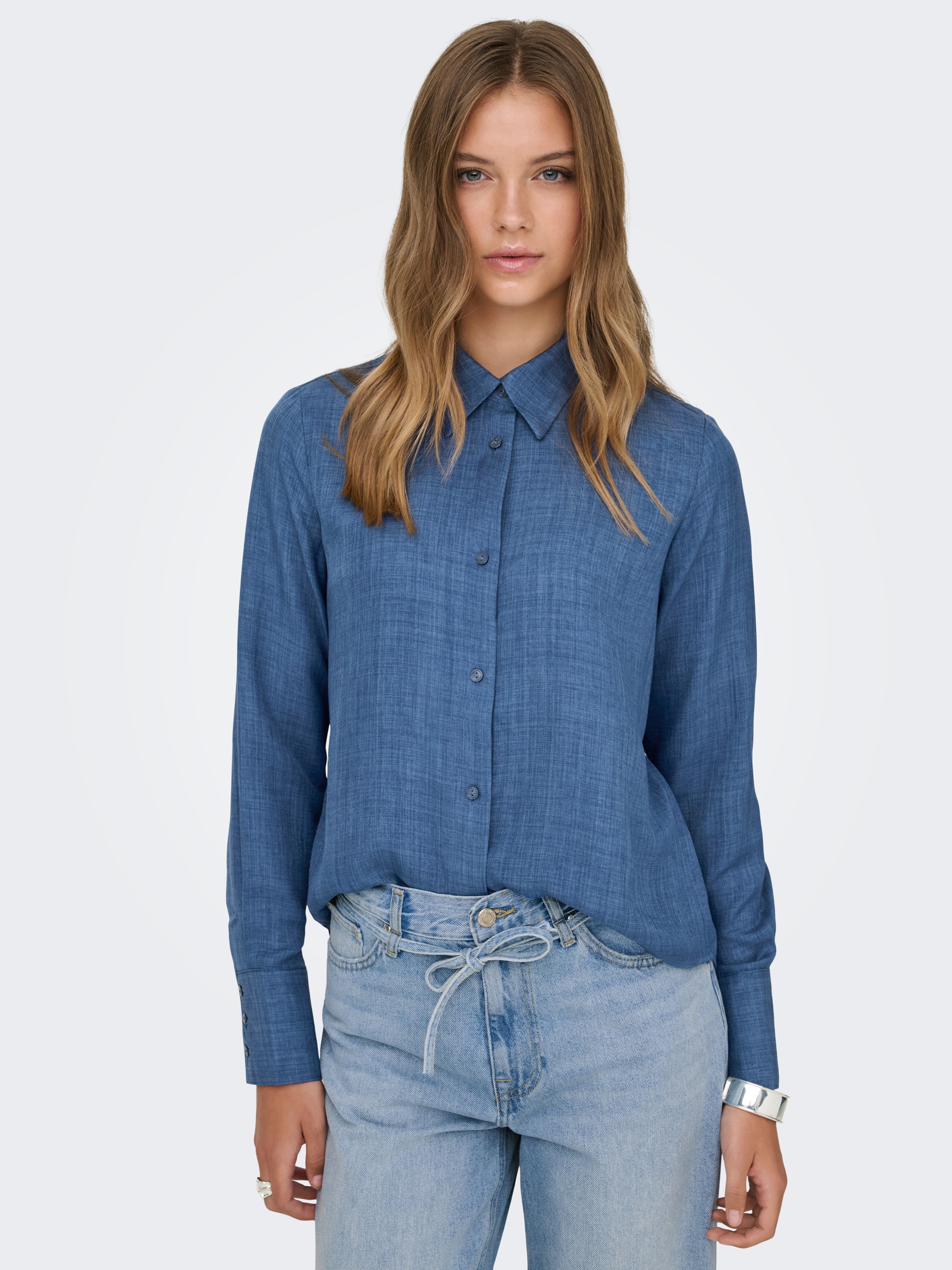 Thumbnail - ONLY Hemdbluse "ONLBETTY MELLI LS SHIRT WVN"