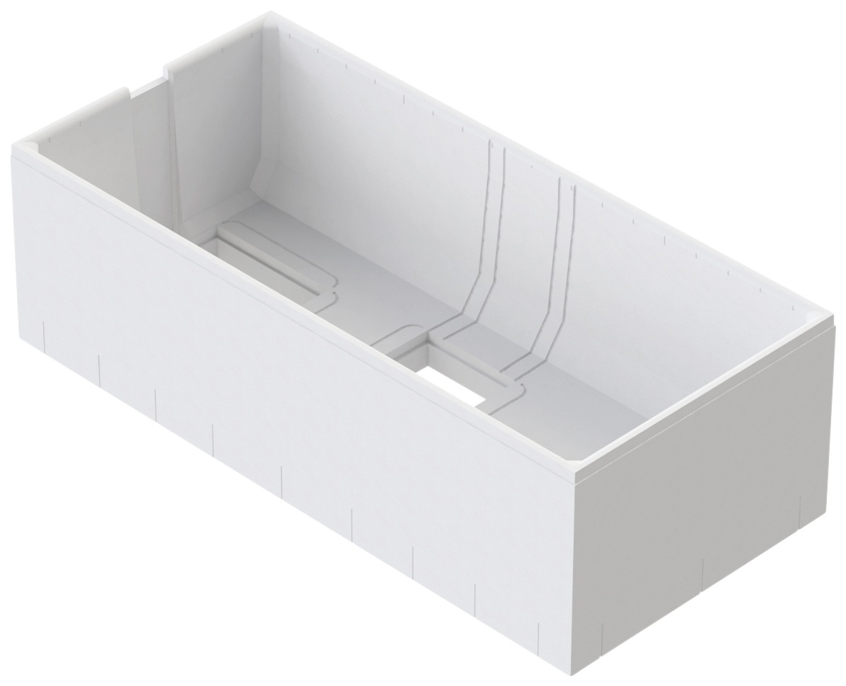 OTTOFOND Badewanne »Set Duobadewanne«, (3 tlg.), 1700/800 mm, Duobadewanne
