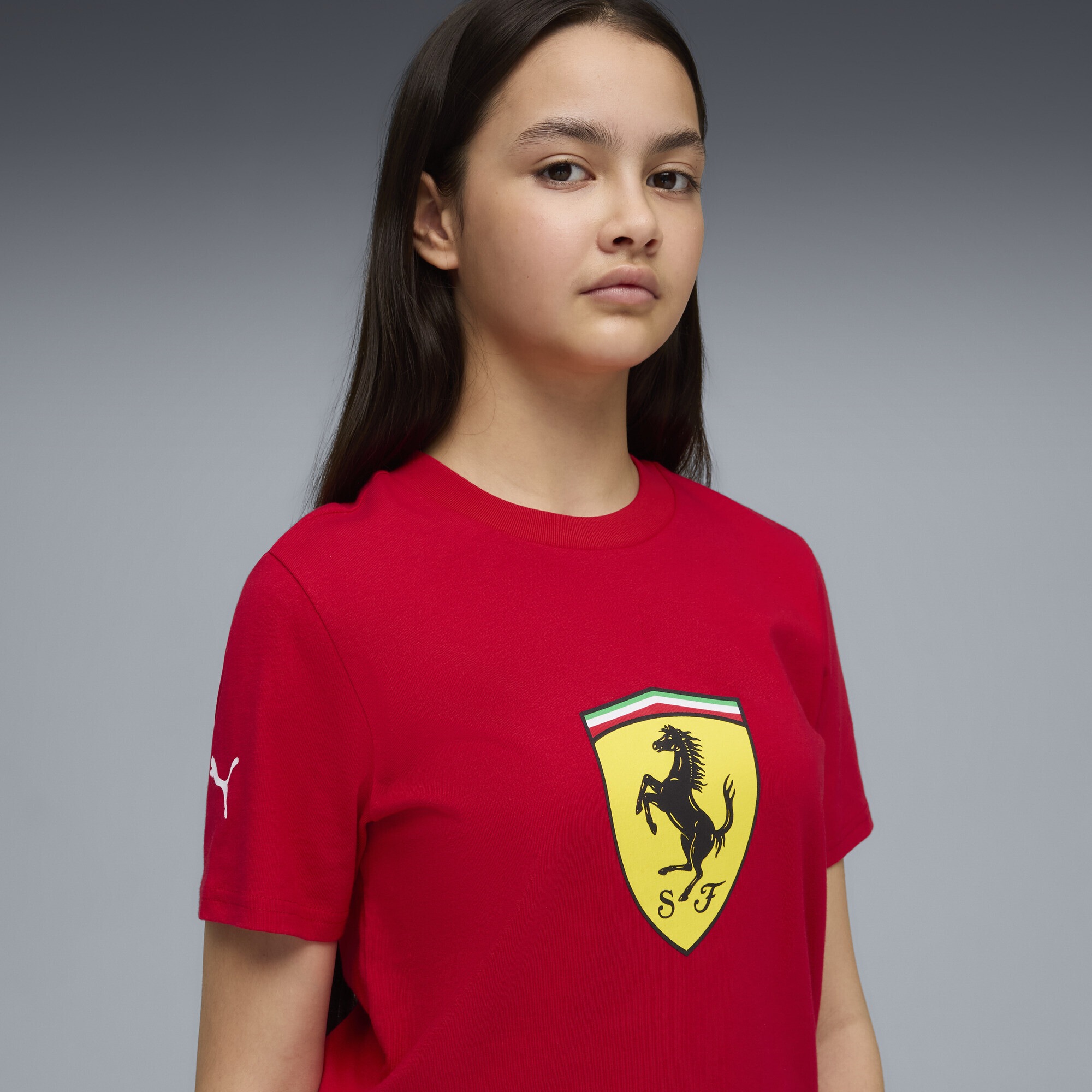 PUMA T-Shirt »Scuderia Ferrari Coloured Shield T-Shirt Jugendliche«