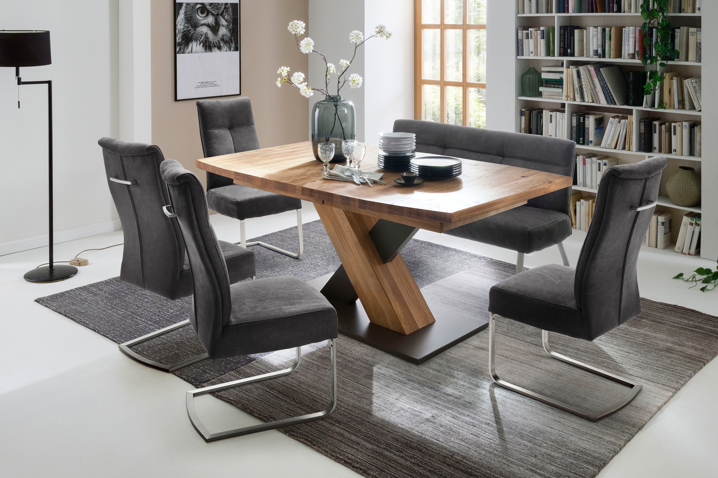 MCA furniture Polsterbank "Talena" mit einem Edelstahl Gestell, in zwei Far günstig online kaufen