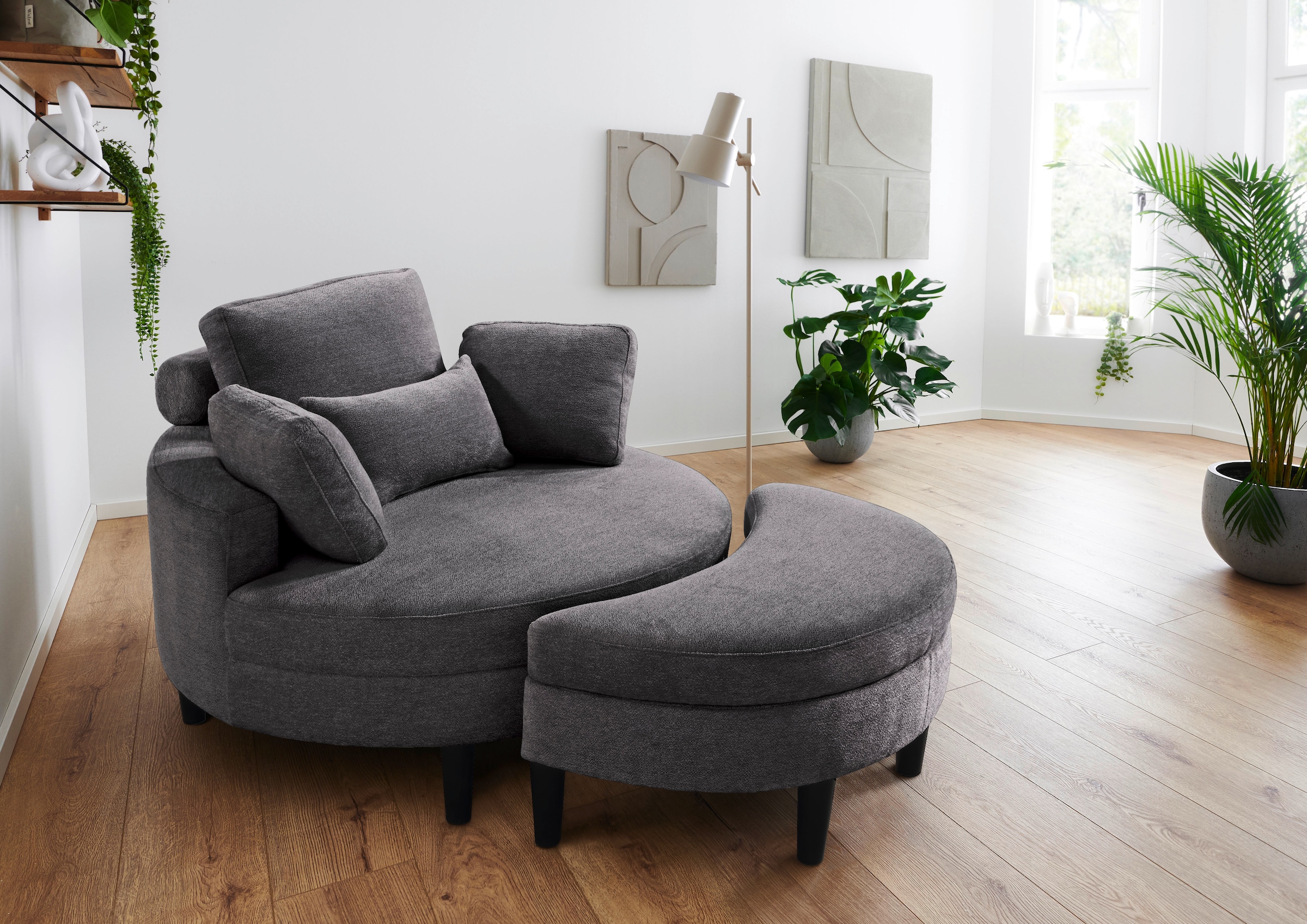 ATLANTIC home collection Loveseat "Ravi", XXL- Sessel, inklusive Stauraumho günstig online kaufen