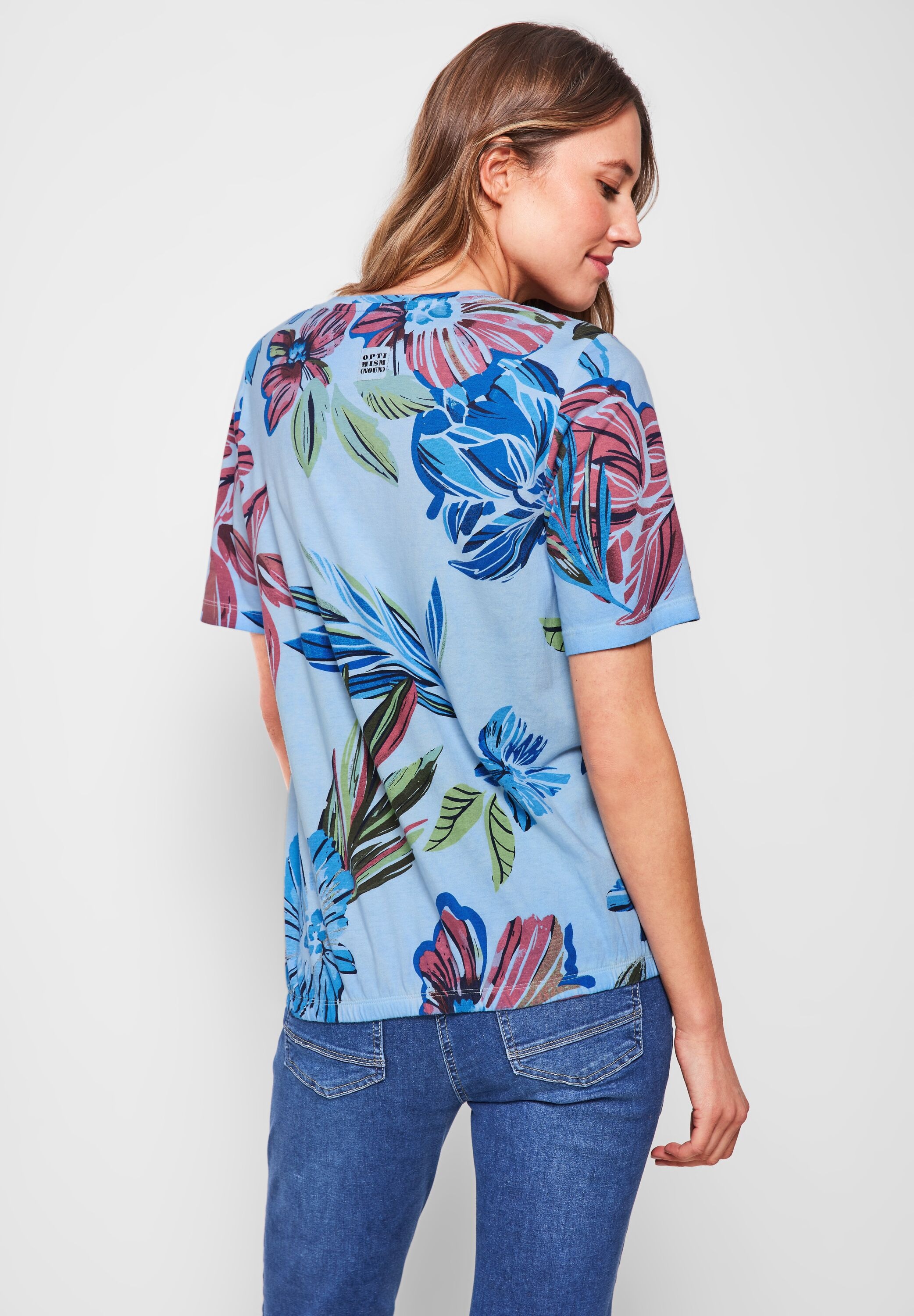 Cecil T-Shirt, mit Tunnelzug am Saum kaufen | BAUR