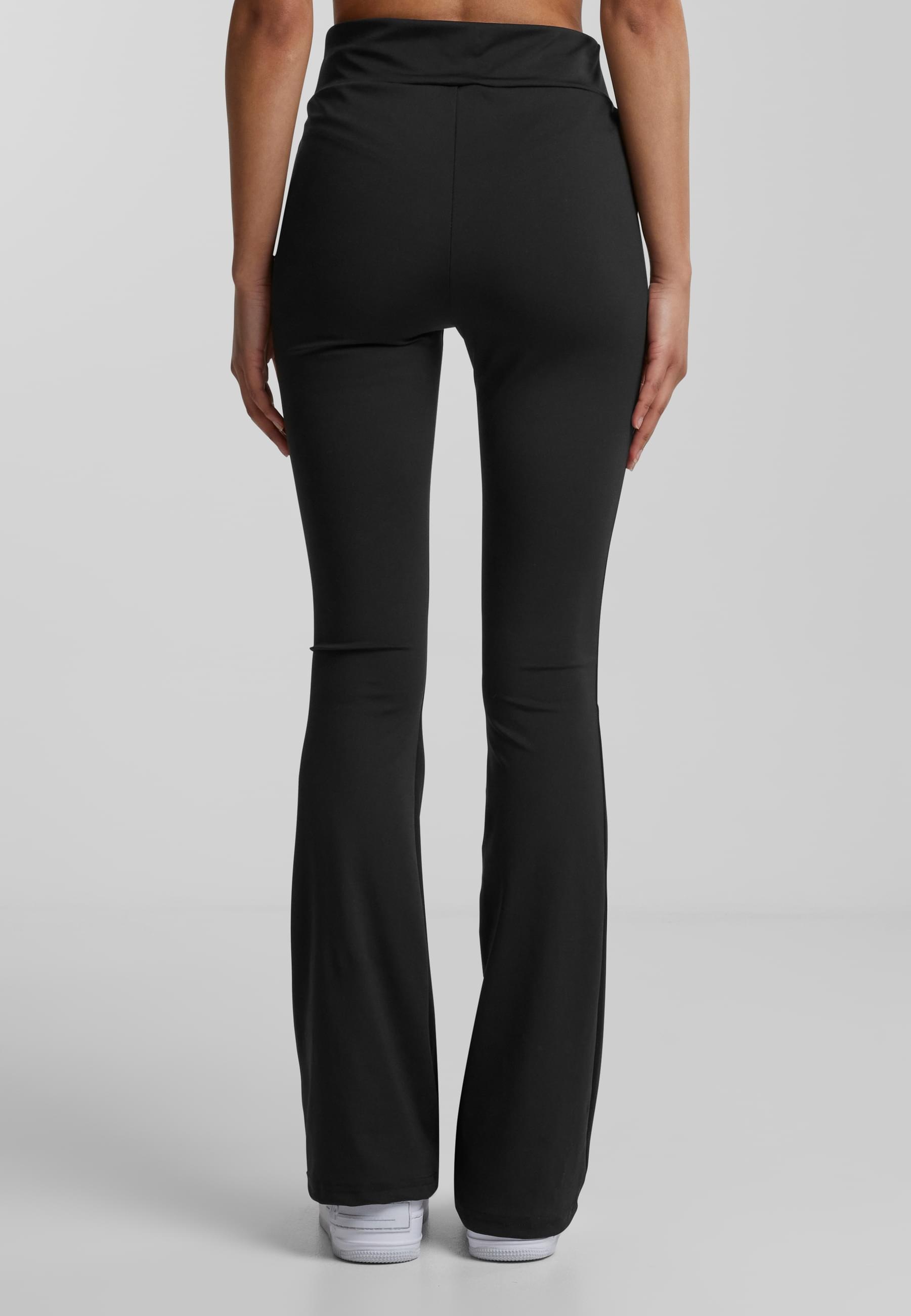 URBAN CLASSICS Leggings »Urban Classics Damen Ladies Recycled High Waist Flared Leggings«, (1 tlg.)