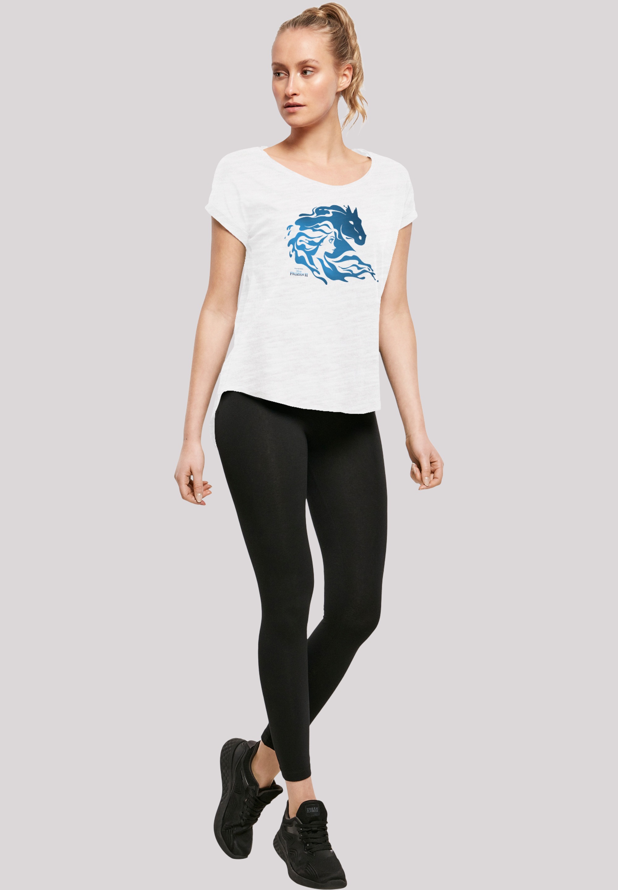 kaufen T-Shirt F4NT4STIC online 2 BAUR Frozen Wassergeist »Disney Nokk | Silhouette«, Print Pferd