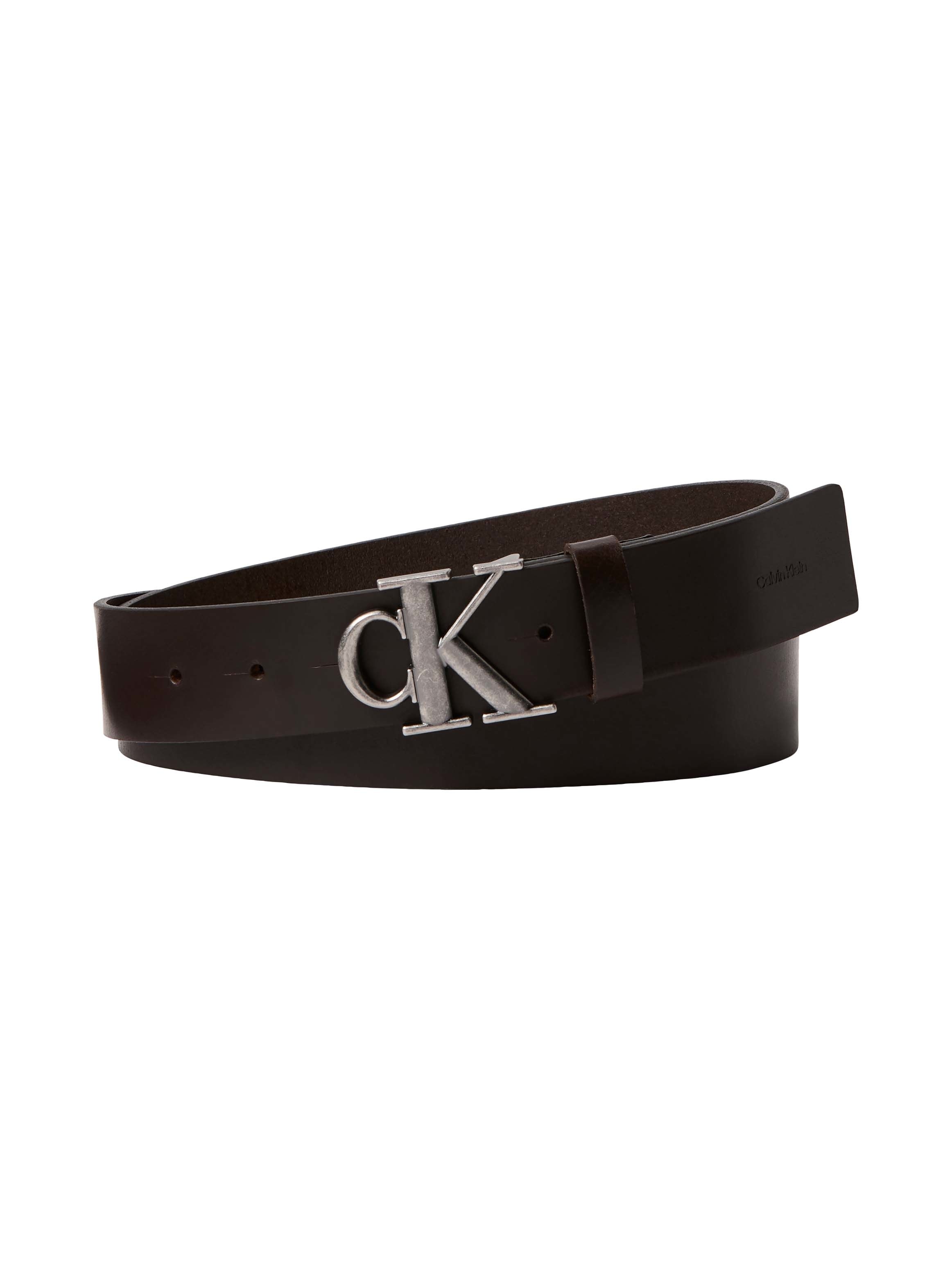 Calvin Klein Ledergürtel "CK BUCKLE SMOOTH 35MM" Größenverstellbar mit Meta günstig online kaufen