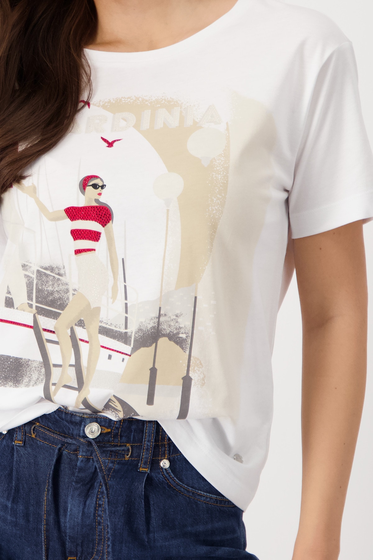 Monari T-Shirt »Shirt Segelboot«, Mit Rundhalsausschnitt
