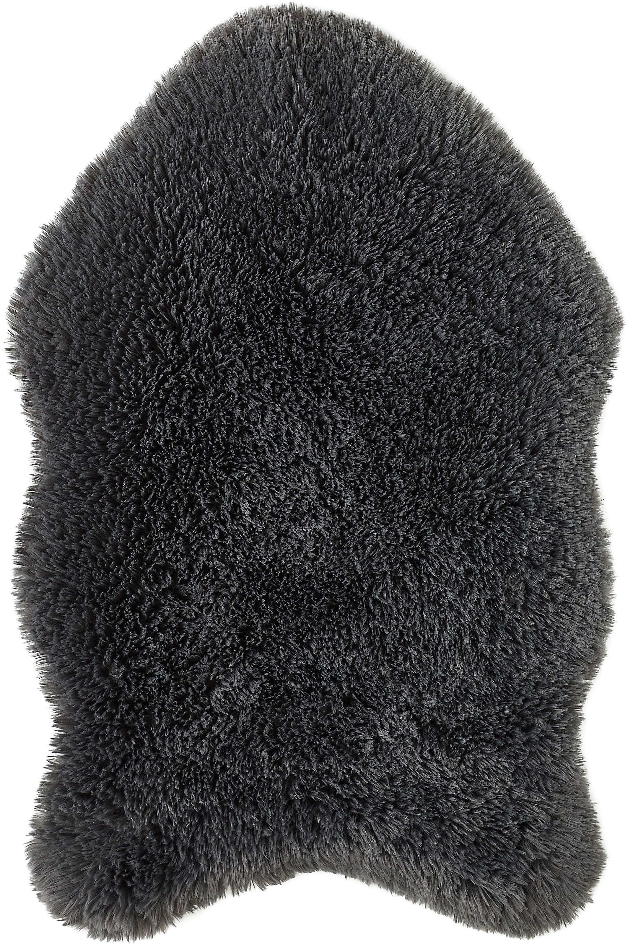 Andiamo Fellteppich "Alpa" fellförmig 35 mm Höhe Kunstfell, Uni Farben, seh günstig online kaufen