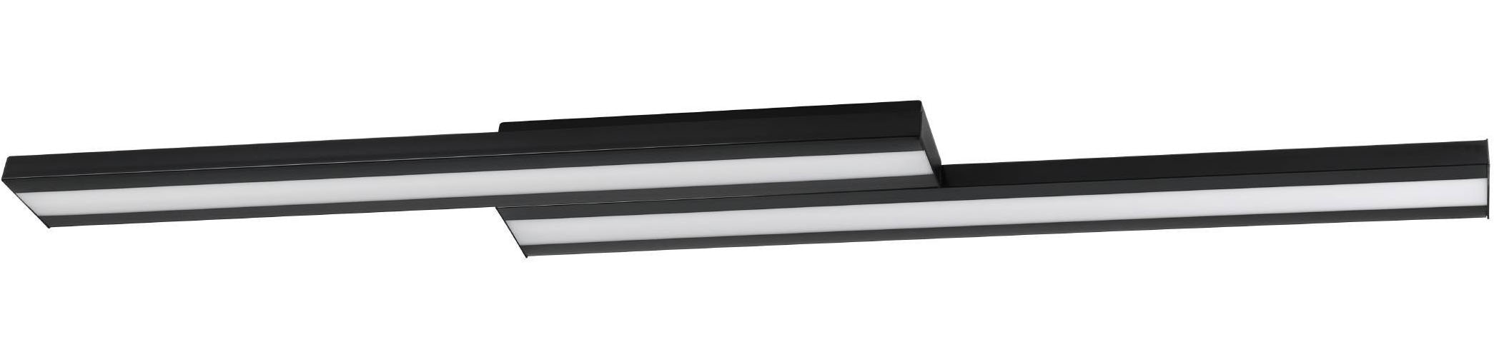 EGLO Deckenleuchte »SALITERAS-Z« in schwarz aus Stahl / inkl. LED fest integriert - 2 x 10,2 Watt