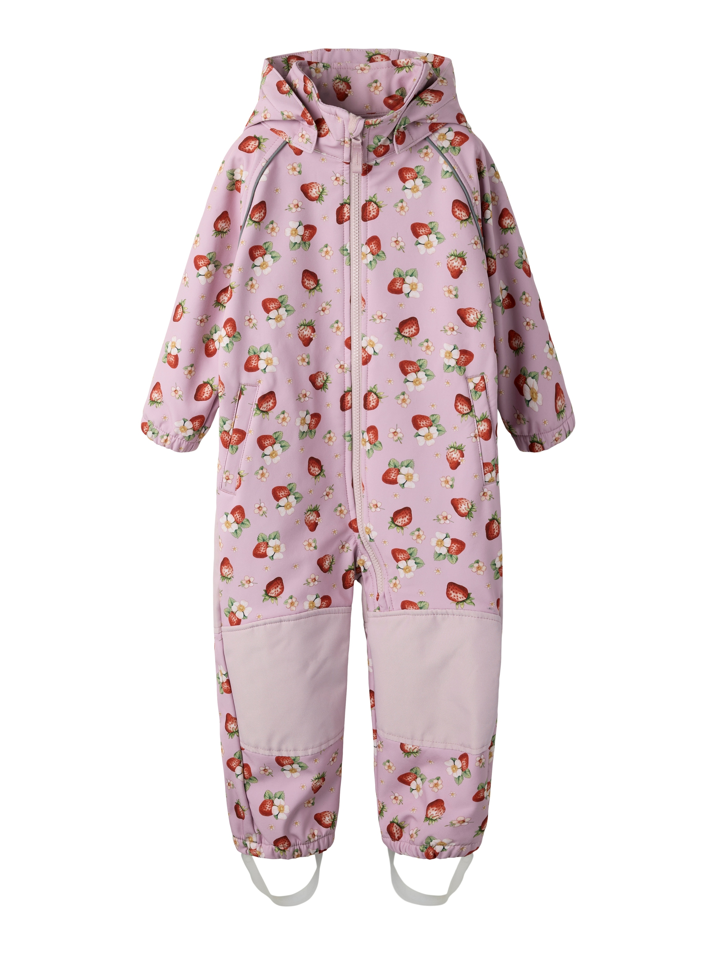 Name It Softshelloverall »NMFALFA08 SOFTSHELL SUIT AOP 1FO NOOS« mit verstellbarer und abnehmbarer Fußschlaufe
