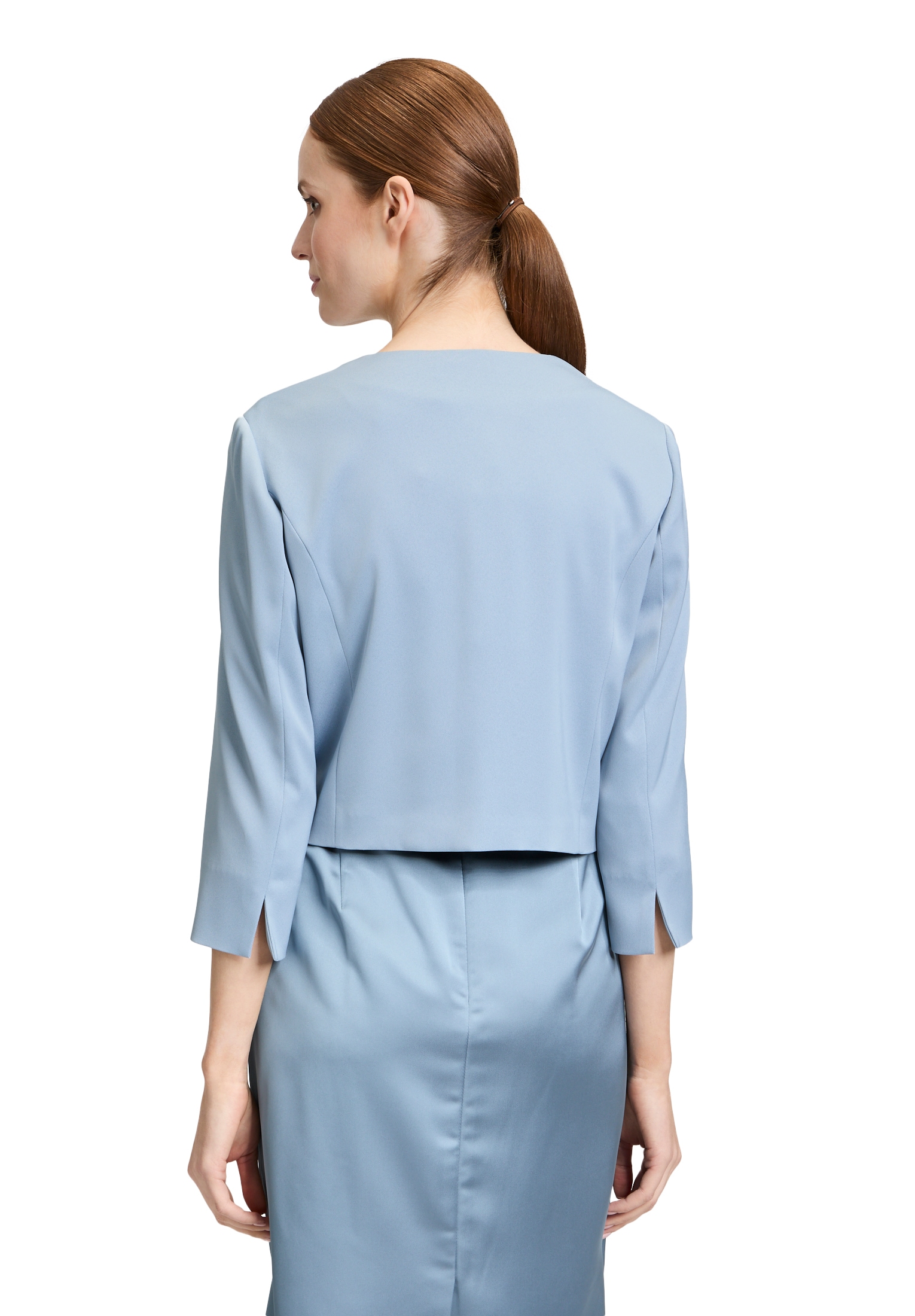 Vera Mont Jackenblazer »Vera Mont Blazer-Jacke mit Glanzeffekt«, Materialmix