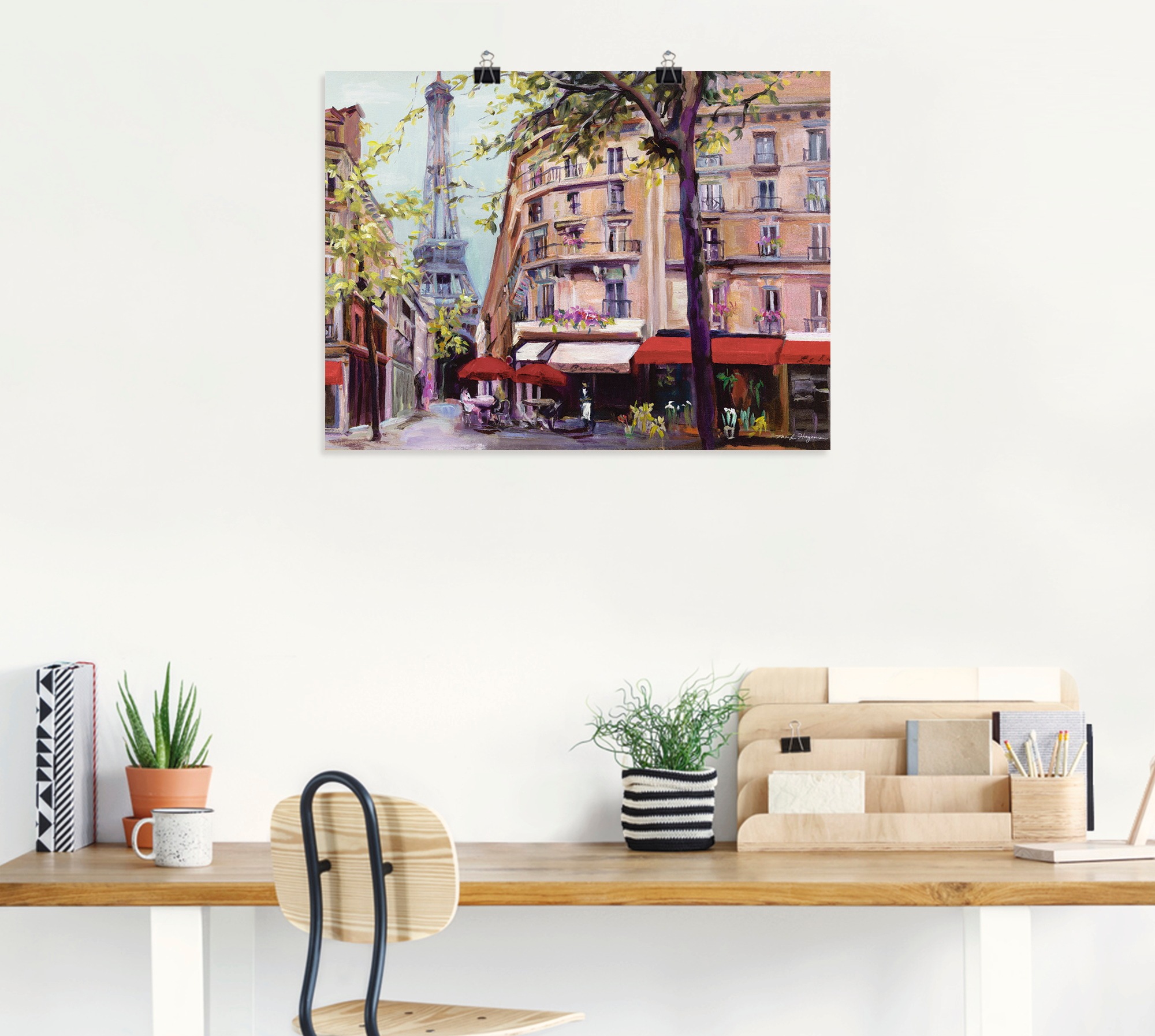 Artland Wandbild »Frühling in Paris«, Frankreich, (1 St.), als Leinwandbild, Poster in verschied. Größen