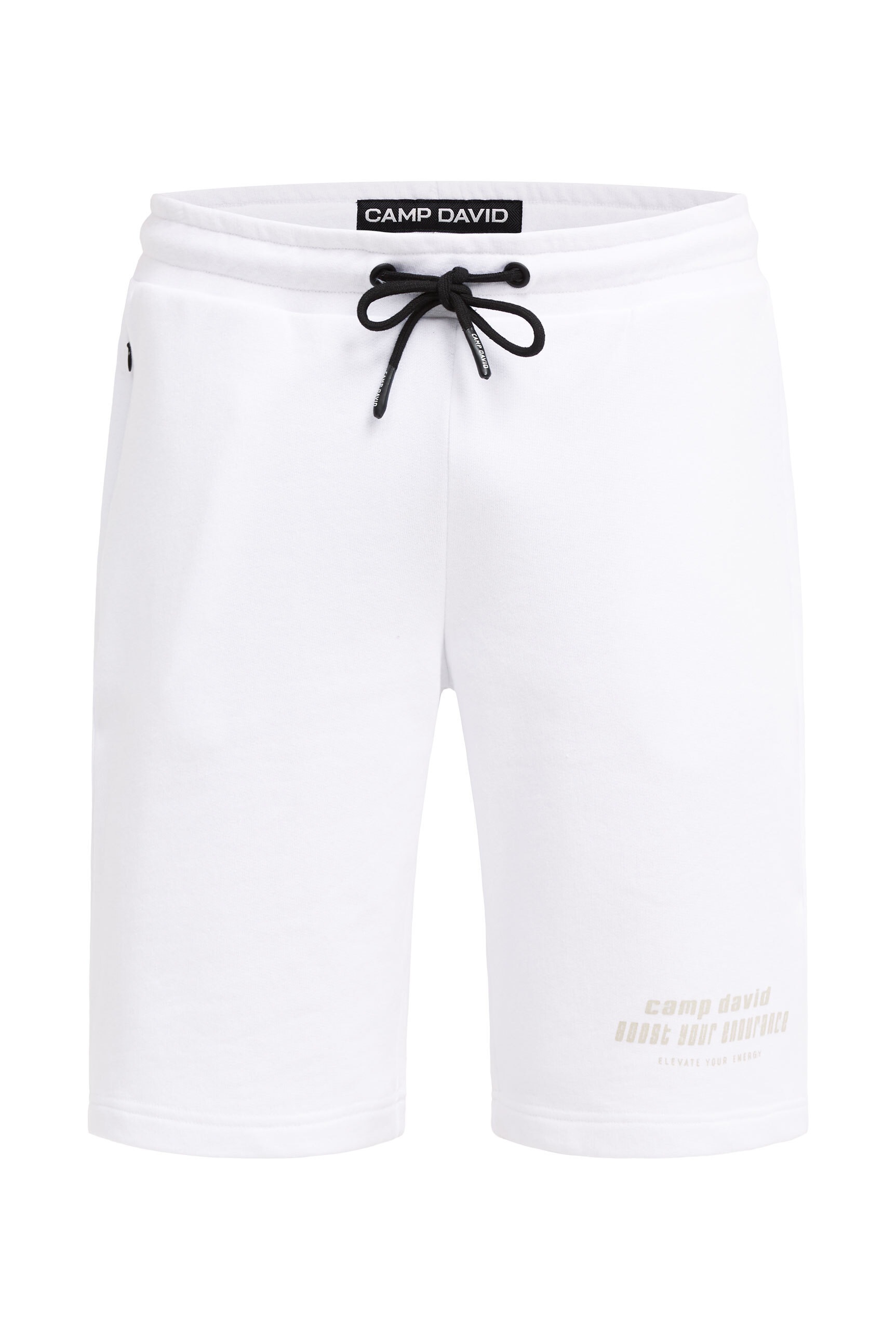 CAMP DAVID Sweatshorts  mit Elastikbund & seitlichen Taschen