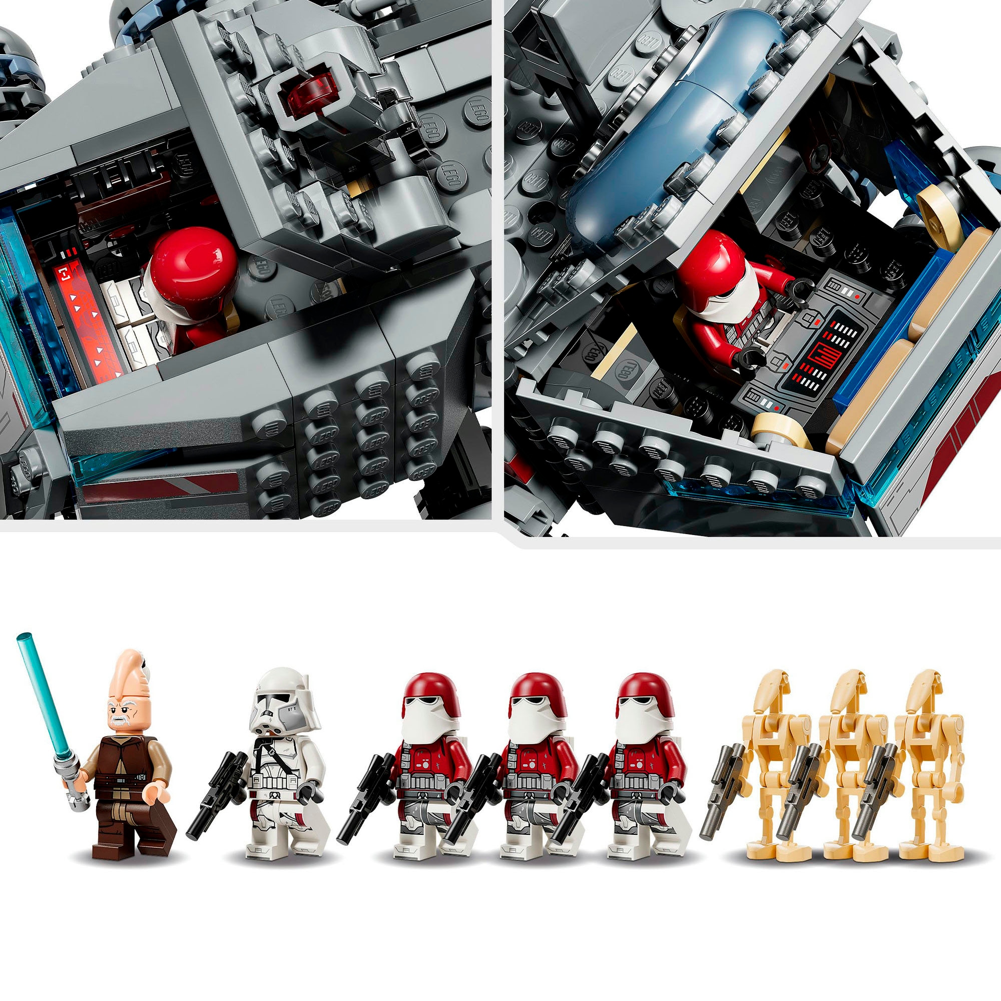 LEGO® Konstruktionsspielsteine »Republikanischer Juggernaut (75413), LEGO Star Wars™«, (813 St.), Made in Europe