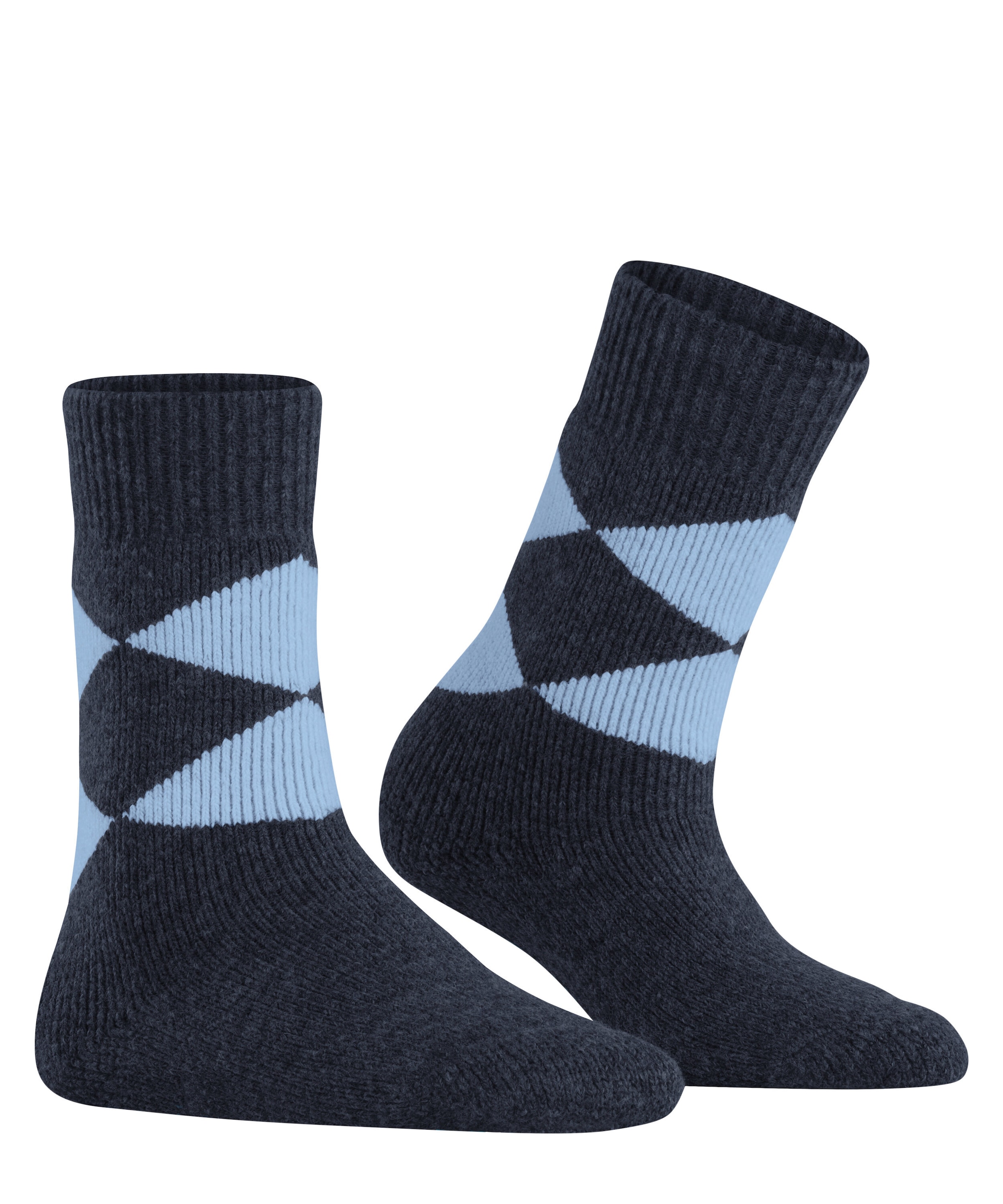 Burlington Haussocken »Cosy Argyle« atmungsaktiv, weich und hält Ihre Füße zuverlässig warm