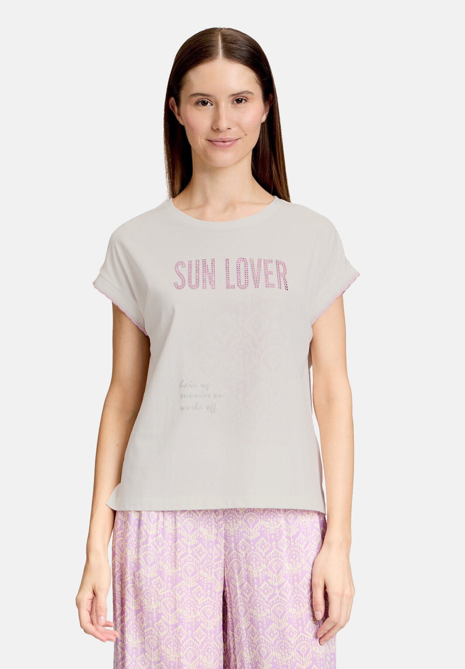 Cartoon Kurzarmshirt »Damen mit Rundhalsausschnitt« 1 Stk. Rippbündchen