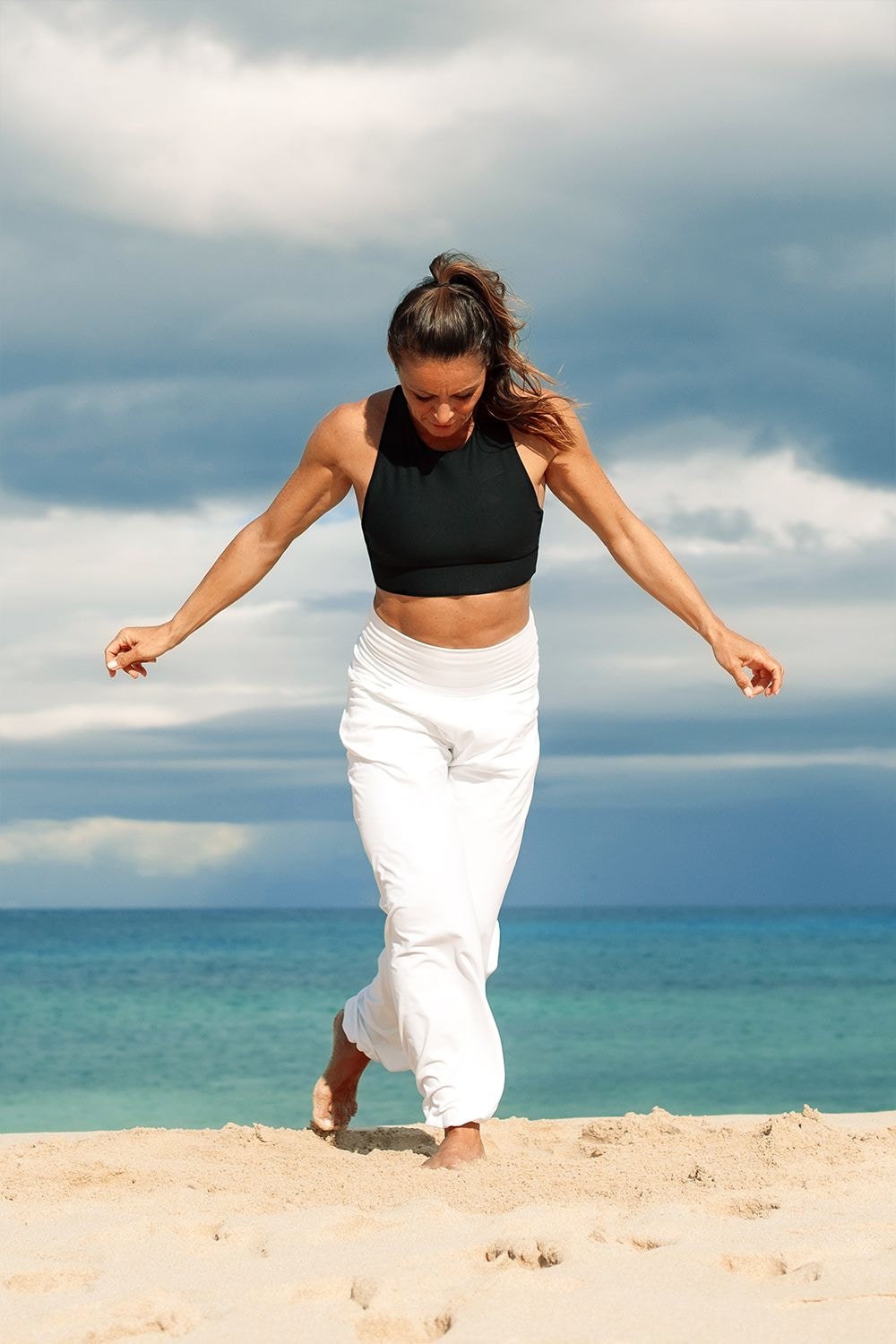Winshape Sport-Bustier »Functional Comfort Sport-BH SB103C«, mit Rücken-Applikation