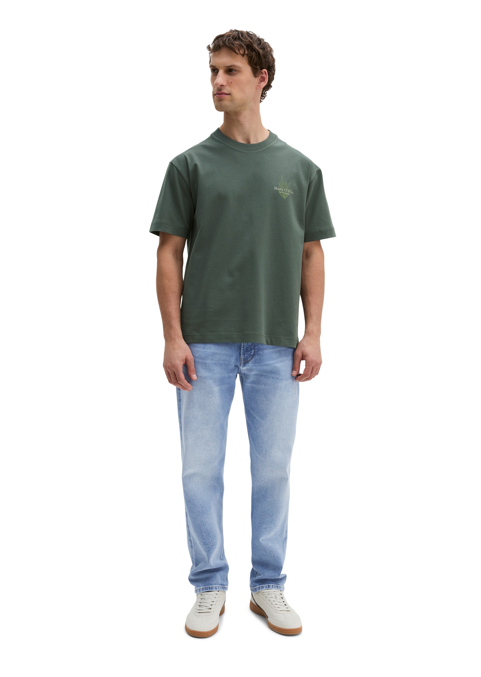 Marc O'Polo T-Shirt »mit maritimer Rückenprint«