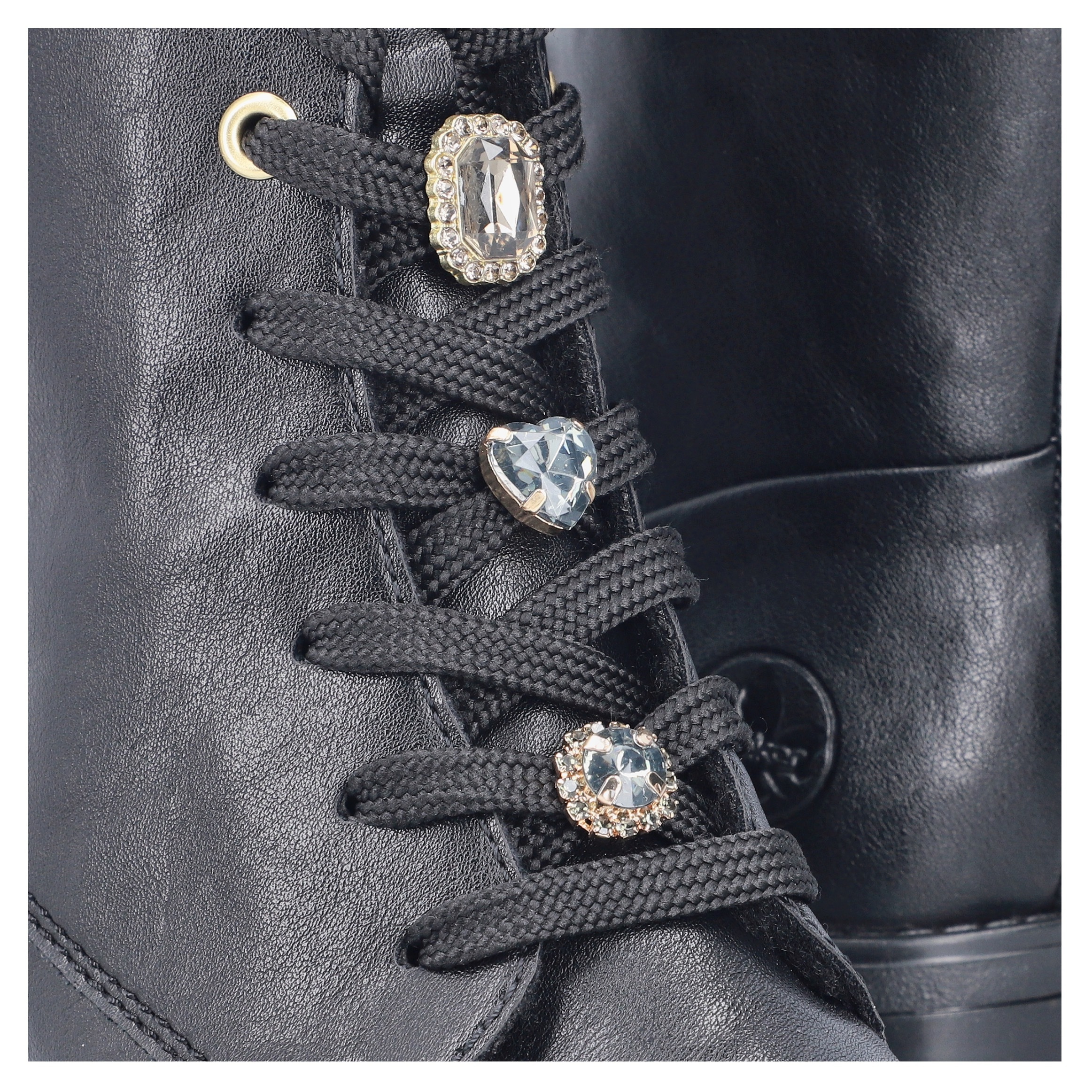 Rieker Winterstiefelette, Schnürstiefelette, Boots, Blockabsatz, mit Schmuc günstig online kaufen
