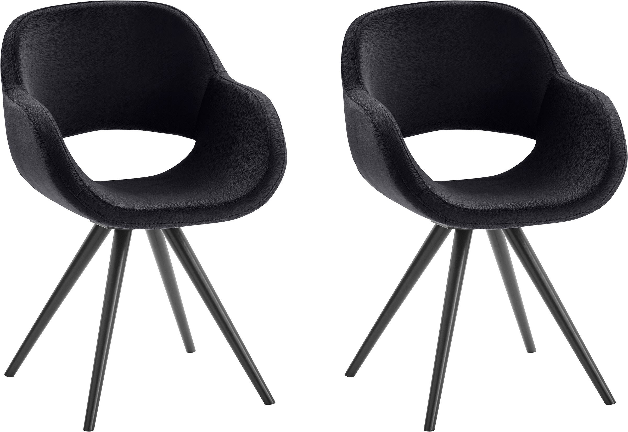 Home affaire Armlehnstuhl "Aurora" (Set) 2 Stk.Gestell aus Massivholz Buche günstig online kaufen