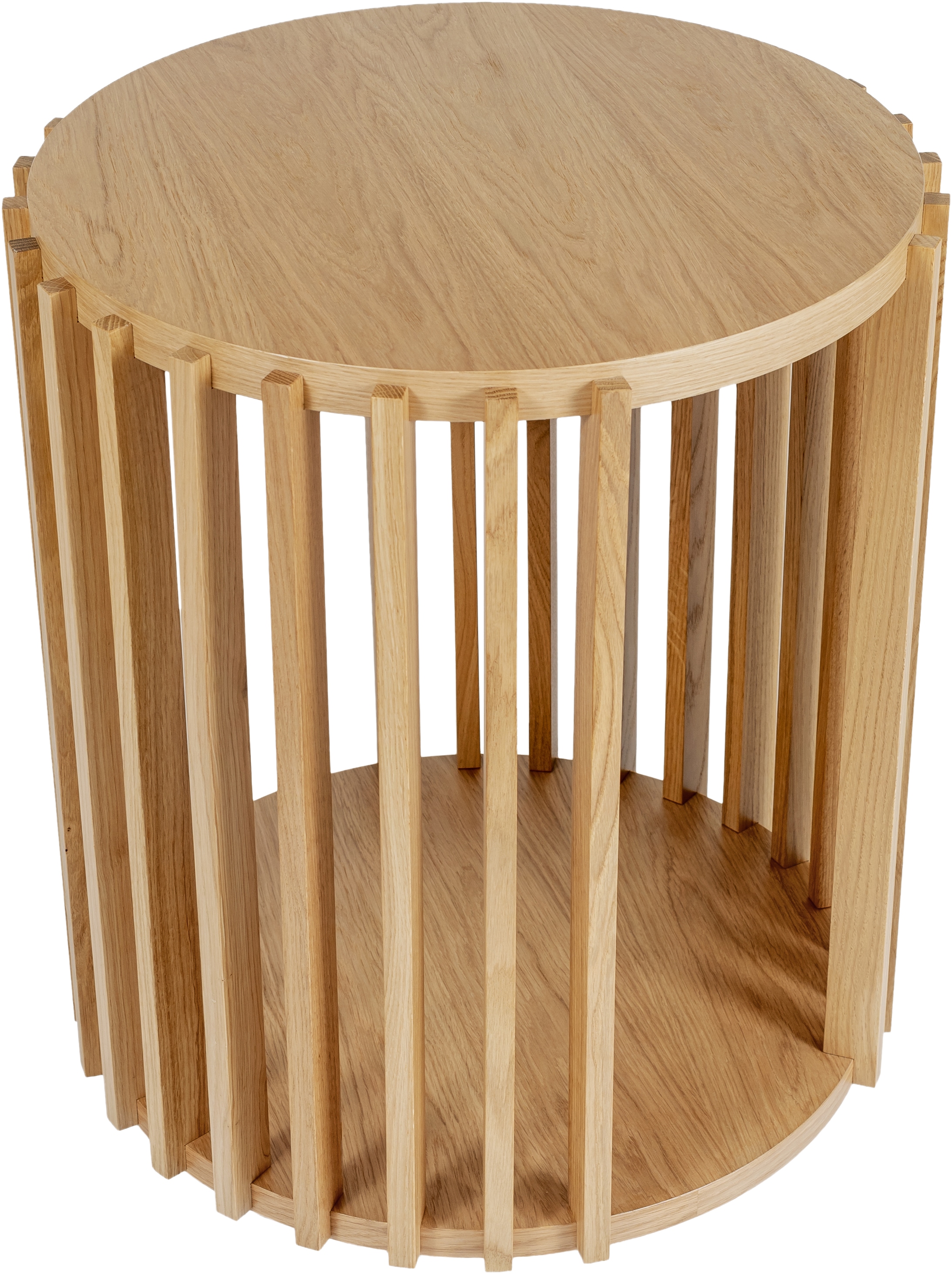Woodman Beistelltisch "Drum, Breite/Tiefe/Höhe: 53/53/58 cm", Holzfurnier a günstig online kaufen