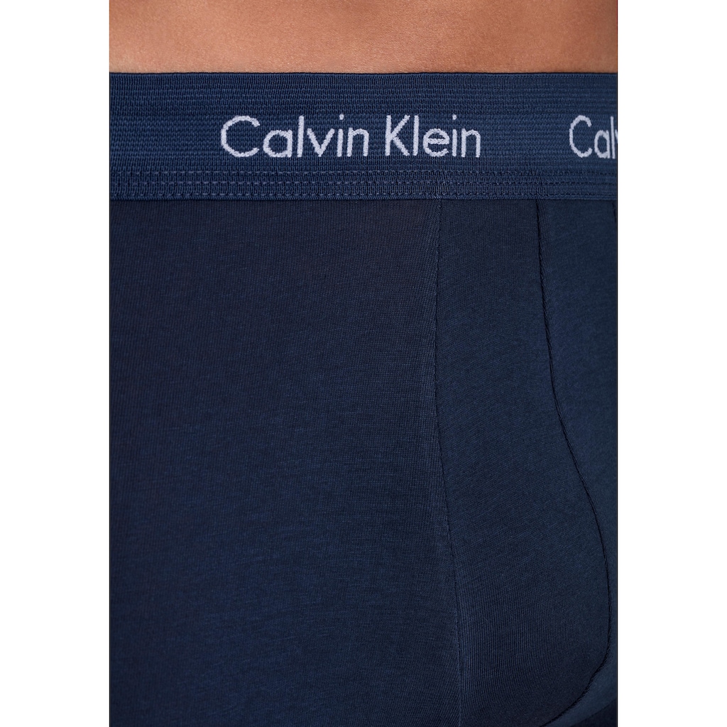 Calvin Klein Underwear Boxer, (3 St.), in blautönen mit Logo-Elastikbund