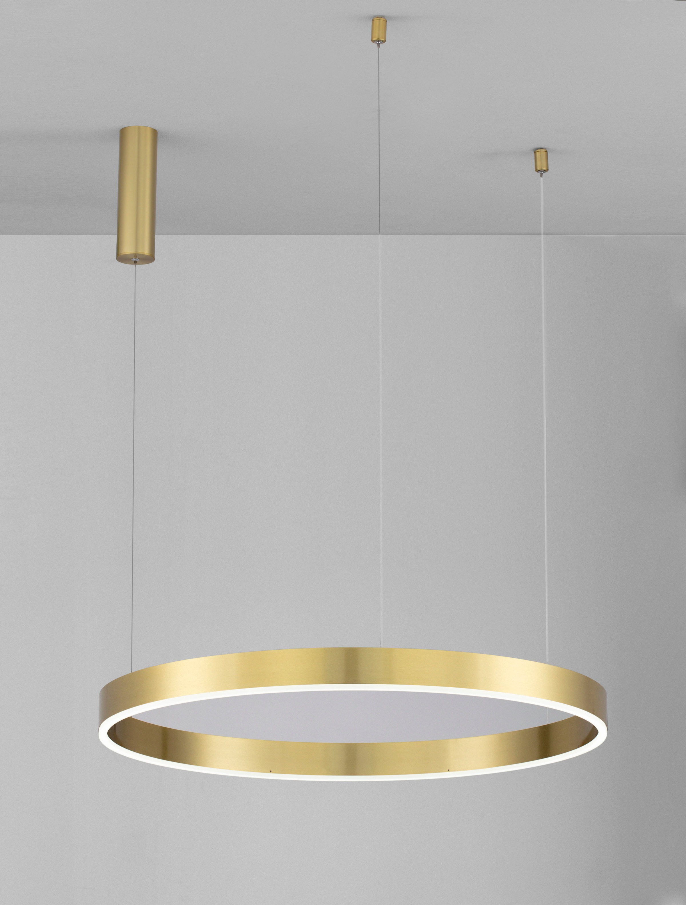 Nova Luce LED-Hängeleuchte »MOTIF«, 1 flammig, Leuchtmittel LED-Modul | LED fest integriert, dimmbar, höhenverstellbar, Lichtfarbe verstellbar, Fernbedienung
