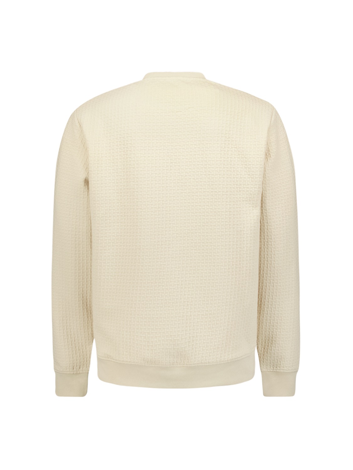 NO EXCESS Sweater »No Excess Jacquard Pullover mit Rundhalsausschnitt«