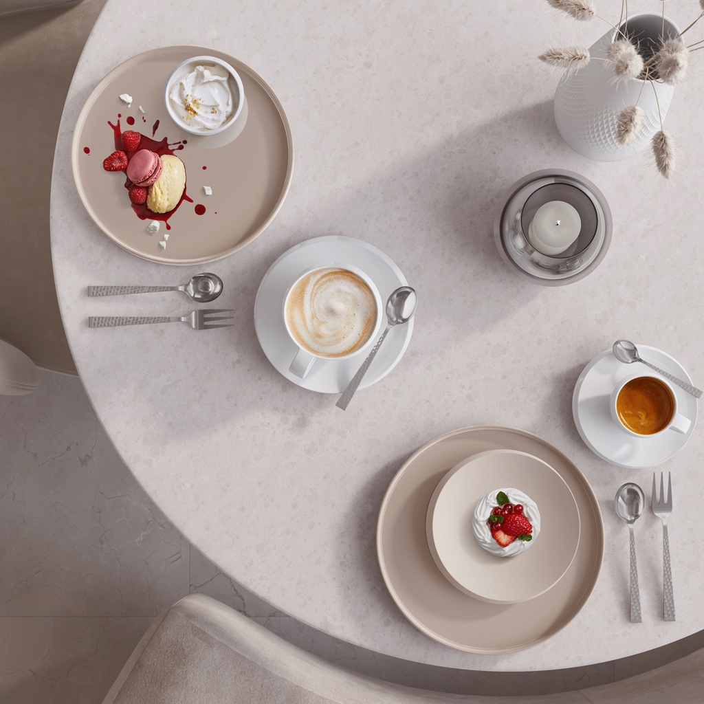 Villeroy & Boch Brotteller »Brotteller beige NewMoon ø 16 cm 6er Set beige«