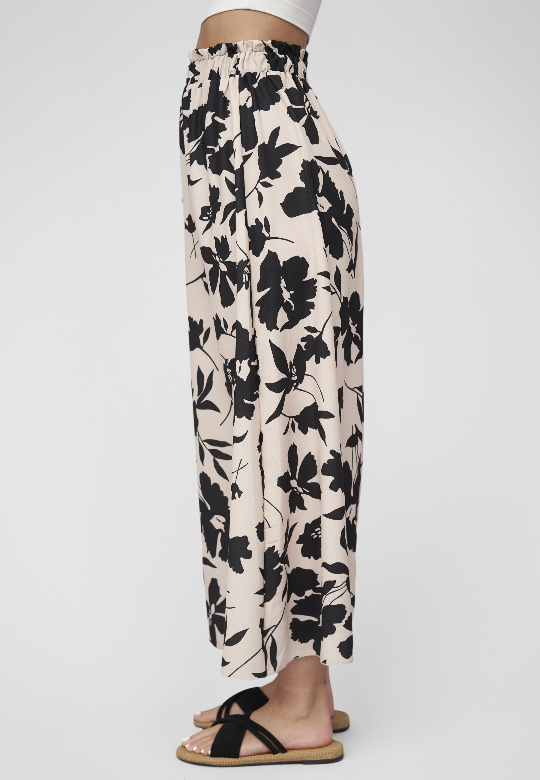 CLOUD 5IVE Sommerrock »CLOUD 5IVE Maxi Skirt with side slit and floral print« 1 Stk.