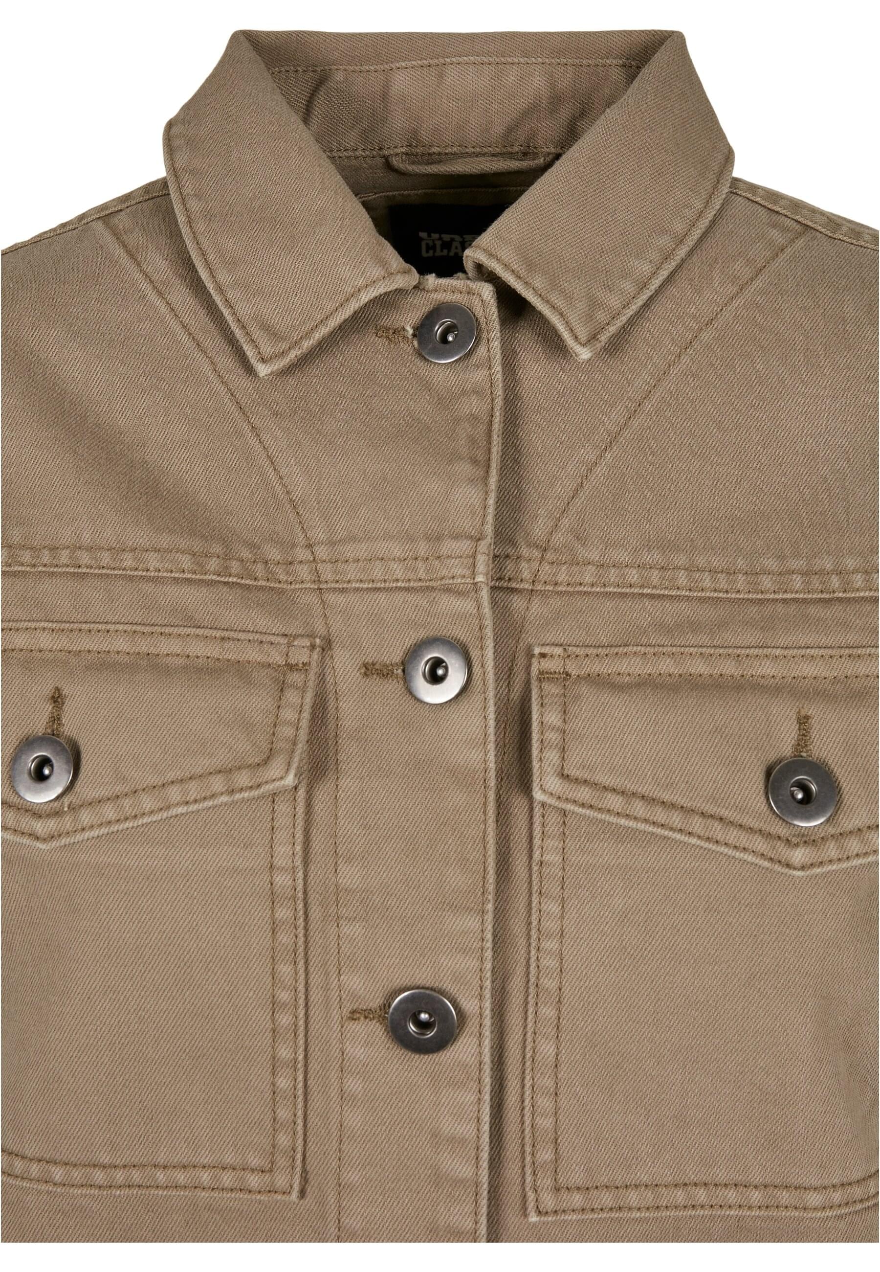 URBAN CLASSICS Allwetterjacke »Urban Classics Damen Ladies Oversized Shirt Jacket«, (1 St.), ohne Kapuze