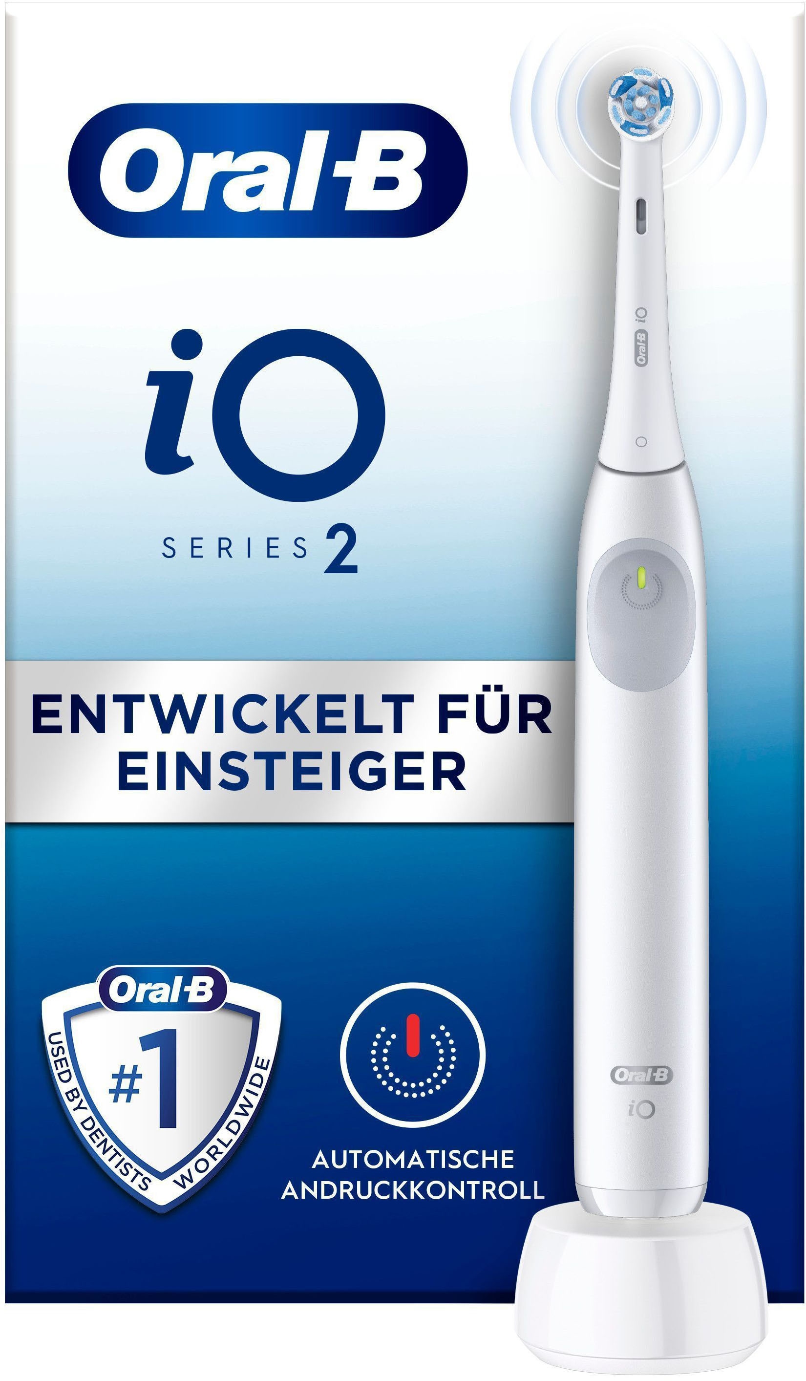 Oral-B Elektrische Zahnbürste "iO Series 2" 1 Stk. Aufsteckbürsten für die ultimative Reinigung