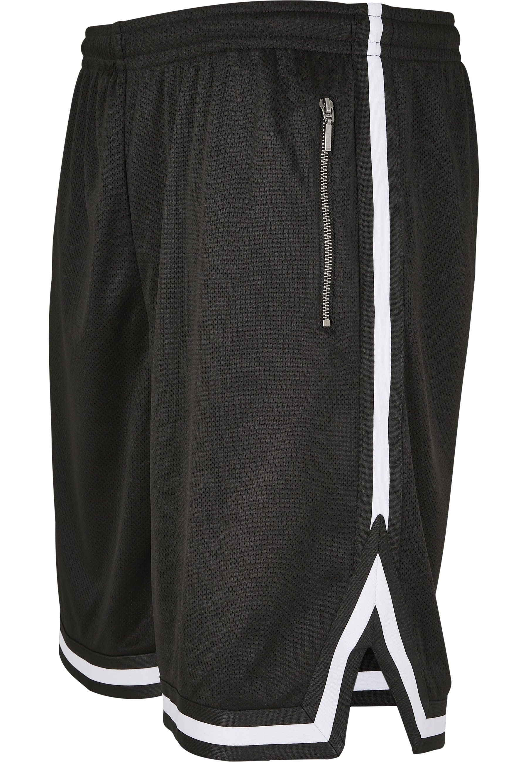 URBAN CLASSICS Shorts »Urban Classics Herren Premium Stripes Mesh Shorts«