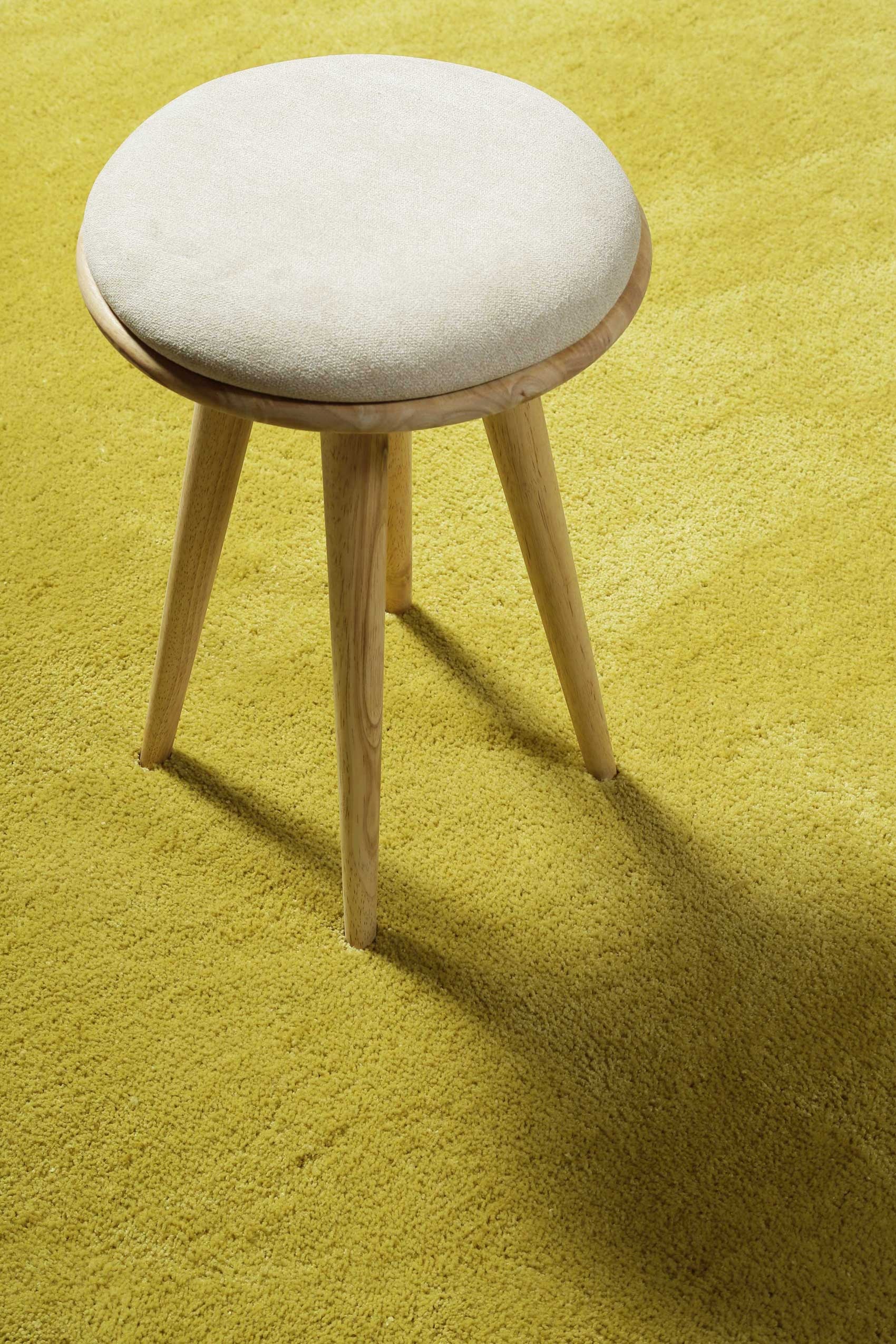 Homie Living Teppich »Pisa«, rund, 25 mm Höhe, Hochflor, Microfaser, uni, weich, Shaggy, Wohnzimmer, Schlafzimmer