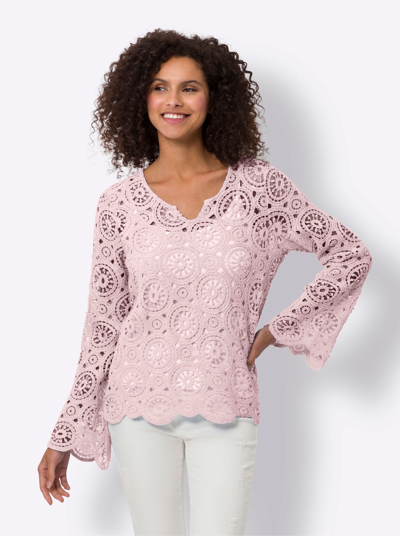 heine Spitzenshirt »Shirt«, (1 tlg.)