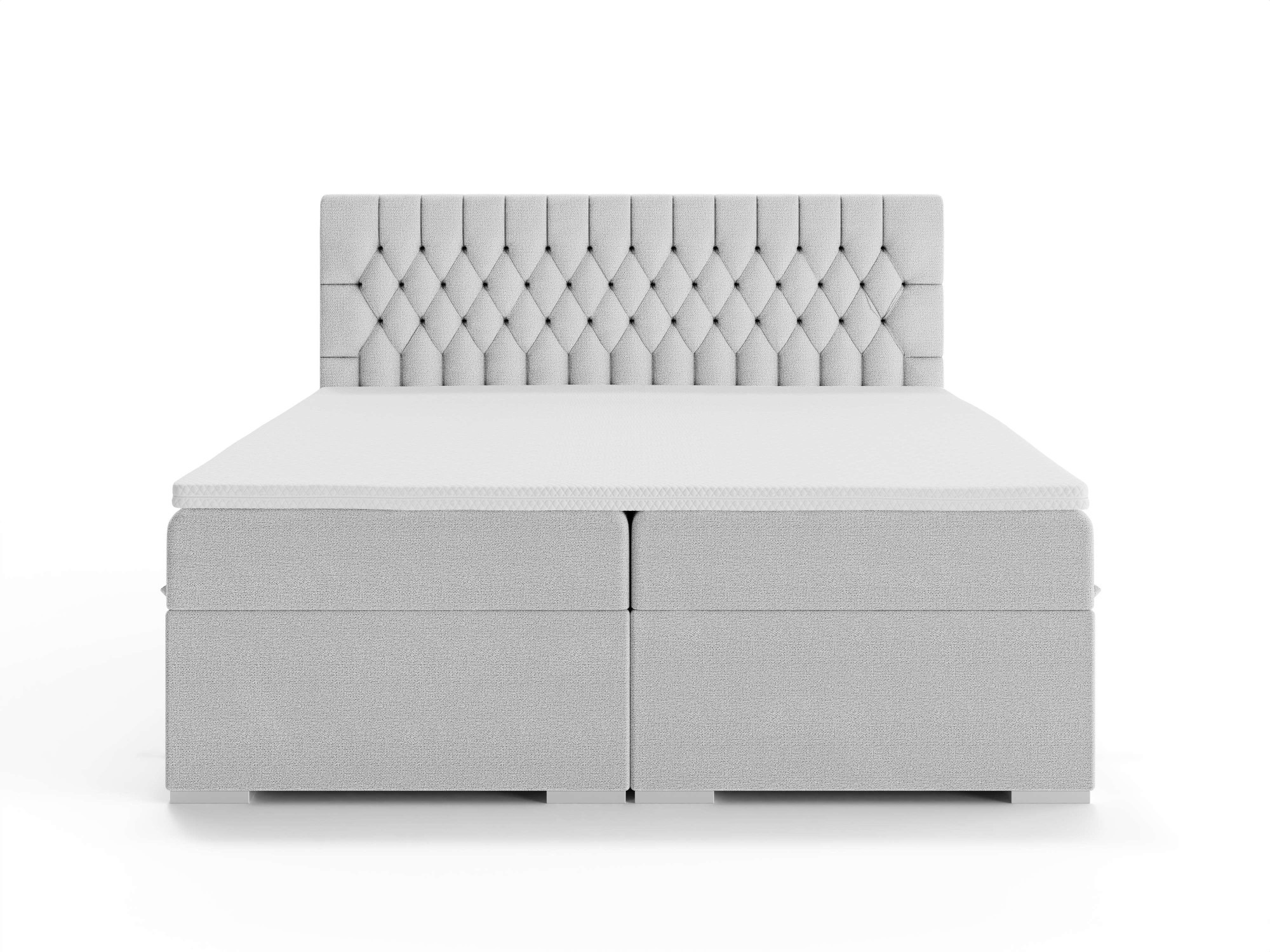 Leonique Polsterbett »ALIY mit Matratze und Topper, in 3 Breiten (140, 160 und 180 cm)«, Boxspringbett mit Kopfteil, Bettkasten, Matratze (BFK/TFK) und Topper