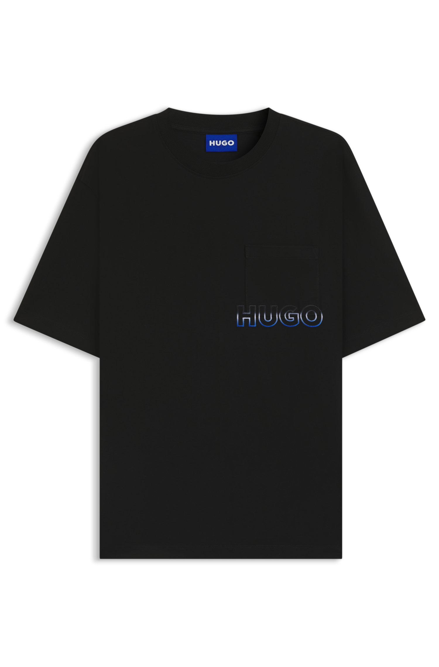 HUGO Blue T-Shirt »Nogoste«, Rundhalsausschnitt, regular fit, Brusttasche